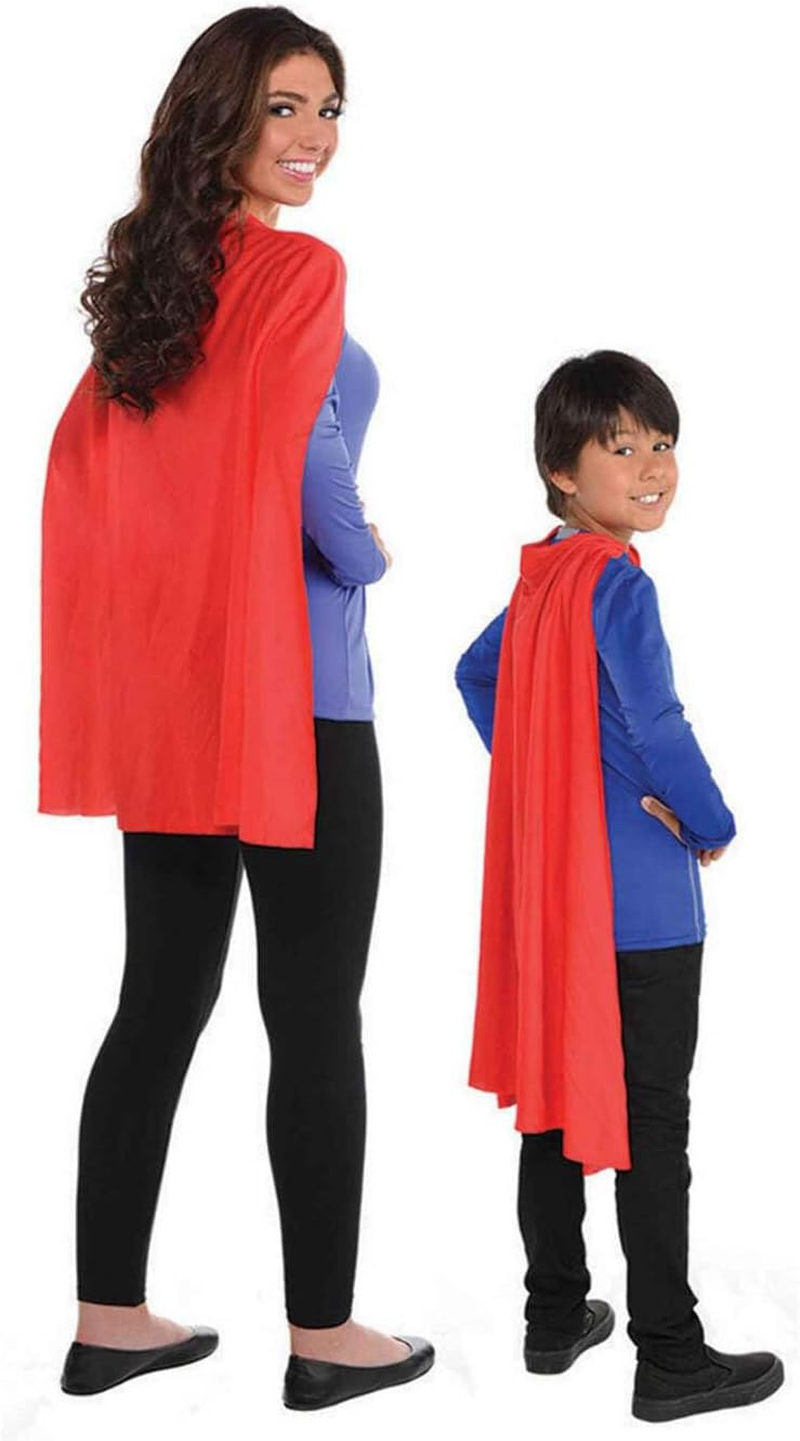 Amscan Super Hero Cape, Red (Pack of 2) image number 3