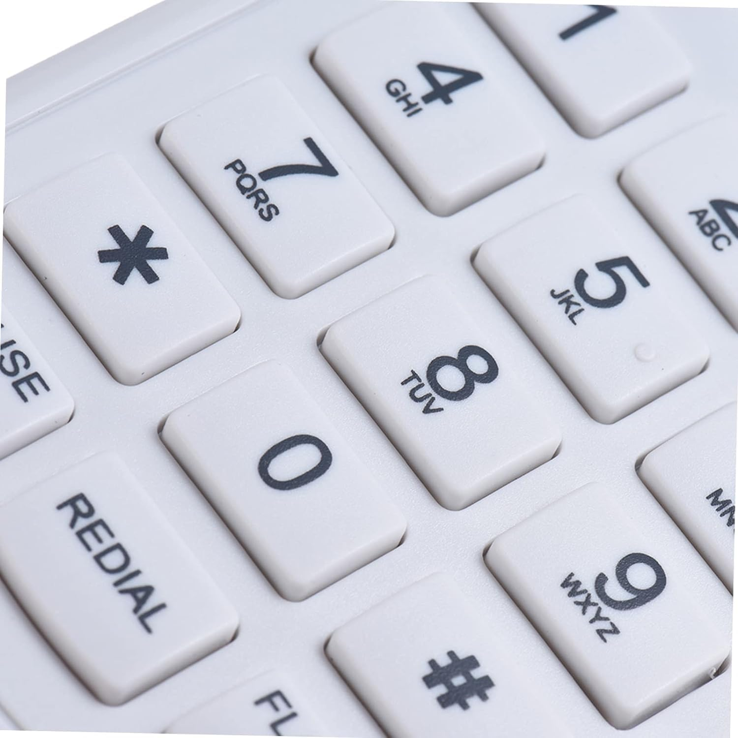 Domary Portable Corded Telephone Phone Pause/Redial/Flash Wall Mountable Base Handset for House Home Call Center Office Company Hotel image number 1