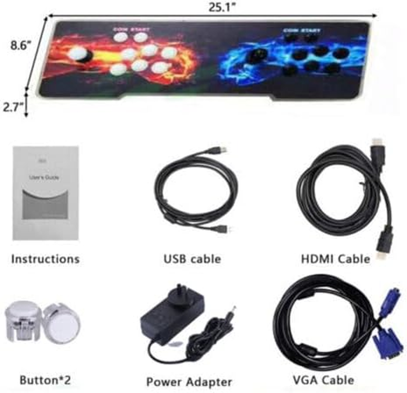26800 Games Pre-Installed Pandora'S Box plus 3D & 2D HD Arcade Retro Video Game Console ,Supports HDMI VGA USB Output image number 5