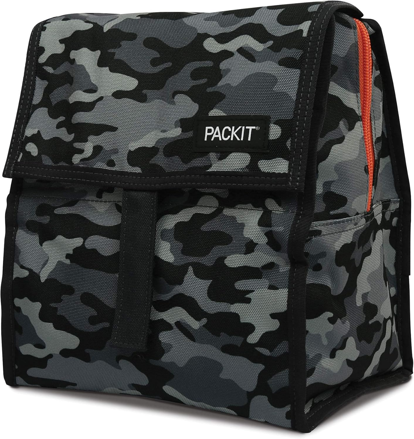 Freezable Lunch Bag, Charcoal Camo image number 5