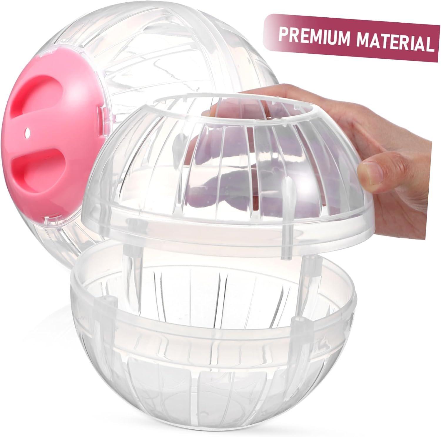 Minkissy 2Pcs Hamster Exercise Balls Pet Workout Balls for Hamster Toys for Small Animals Exercisers image number 5