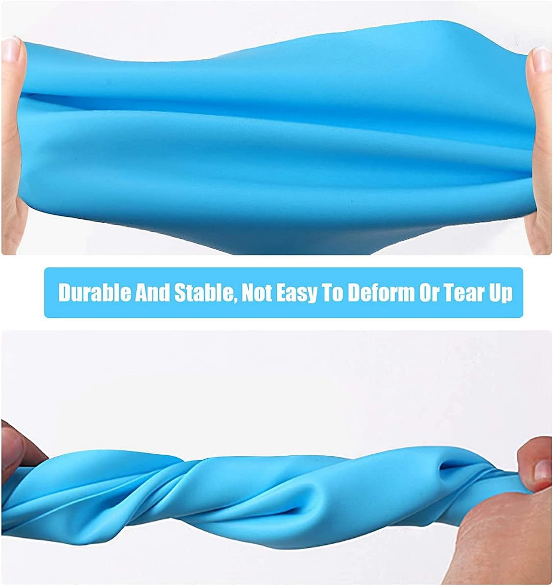 A3 Extra Large Silicone Sheet for Crafts Jewelry Casting Molds Mat, Premium Silicone Placemat, Multipurpose Mat, Nonstick Nonskid Heat-Resistant(15.7 X 11.7 Inches) (Blue) image number 5