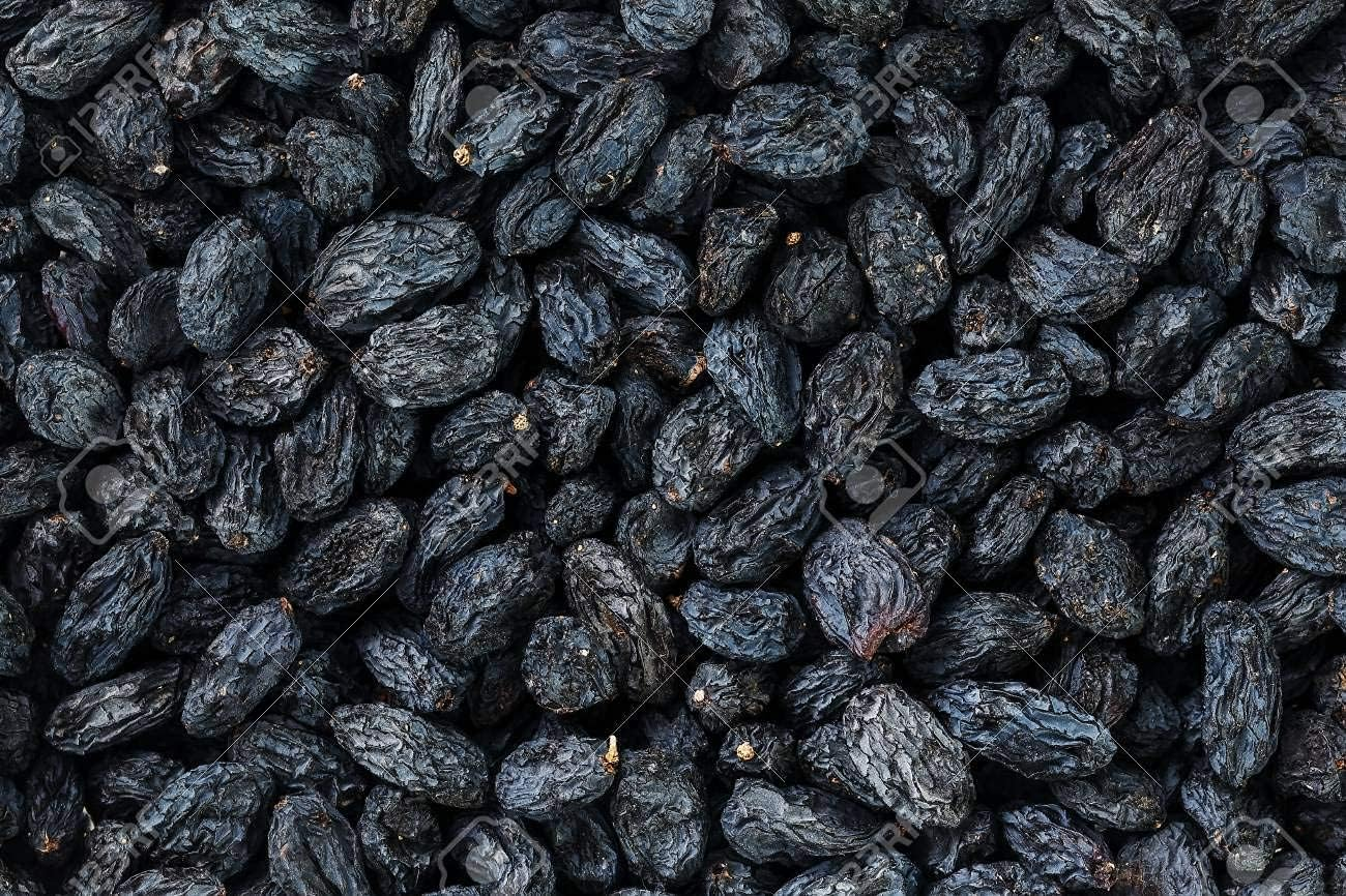 Namo Organics - Afghani Black Raisins Seedless (Kali Kishmish/Kismis without Seeds) - 500 Gm Pouch - Black Resin Grapes Dry Fruis image number 2