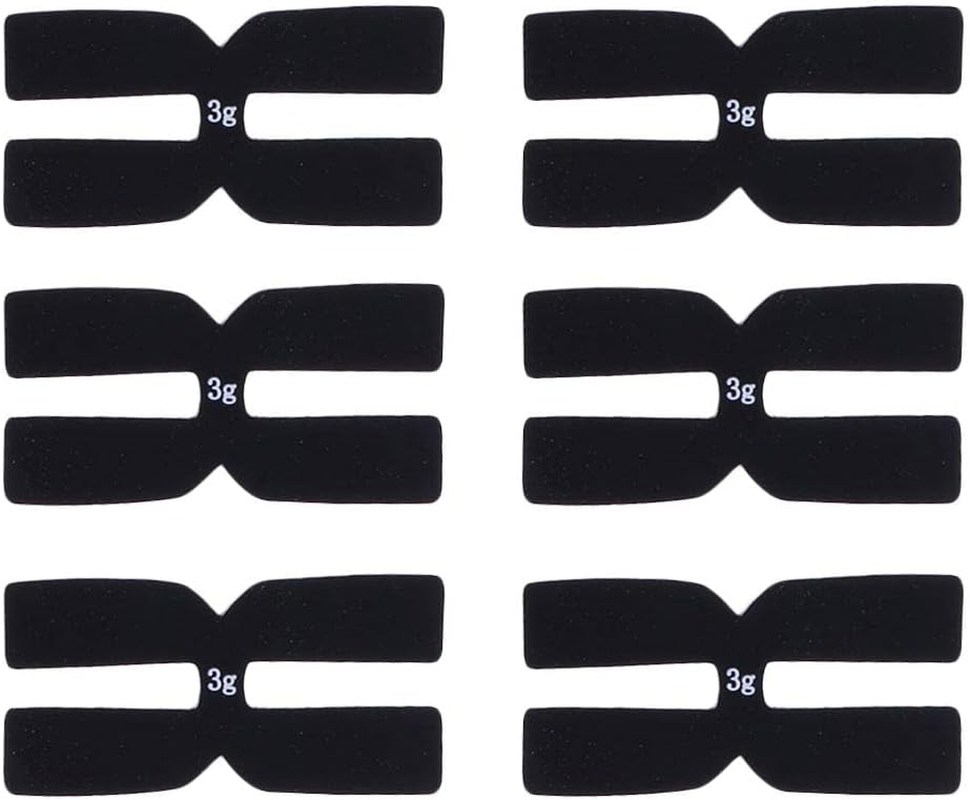 Baosity 6X 3G Tennis H Shape Weight/Balance Strips Badminton Racquet Balancer Tape image number 1