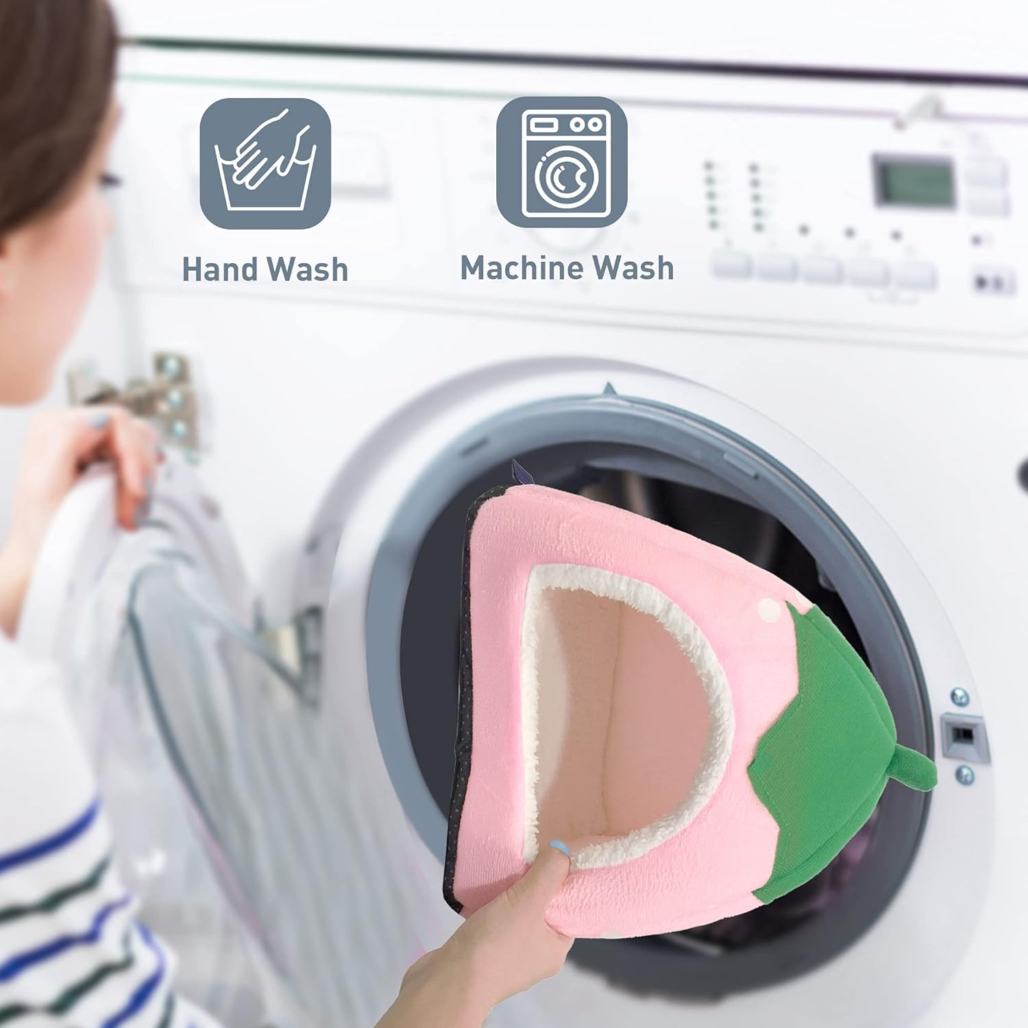 Guinea Pig Hideout 2 Pack Guinea Pig Bed House Cage Accessories Cozy Hide-Out for Hedgehog Ferret Chinchilla&Other Small Animals image number 6