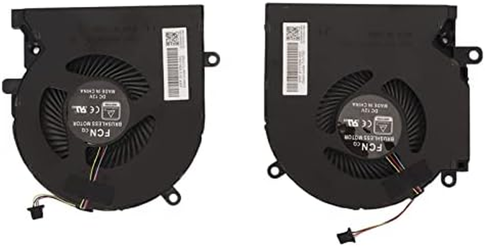 Laptop Cooling Fan, 4 Pin Replacement Cooling Fan for OMEN 15 EK TPN Q236 Fans Cooler Radiator M04216 001 ND8CC02 19J22 19J23 M04215 001 ND8CC03 19C23 (CPU+GPU) image number 4