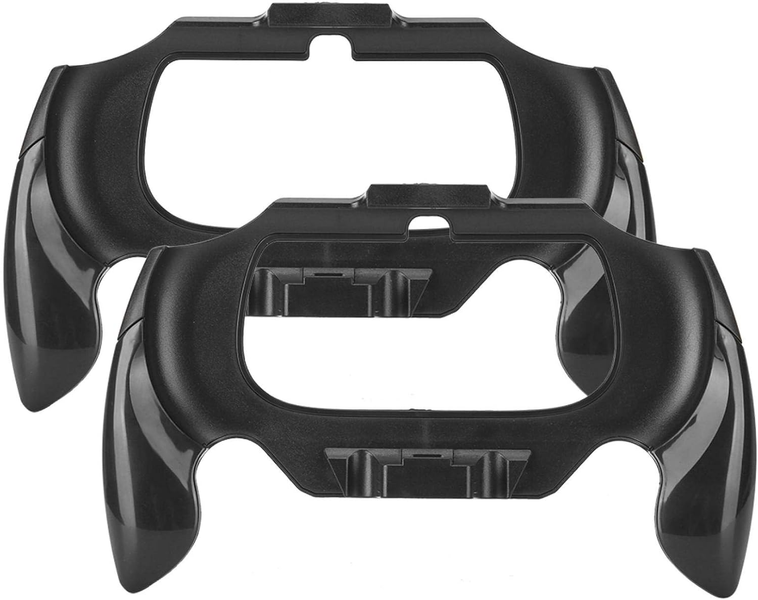 Gamepad Support High‑Quality Hard Plastic Gamepad Stand Ergonomic Fine Workmanship PSV2000 for Home PSVITA Entertainment(Black)