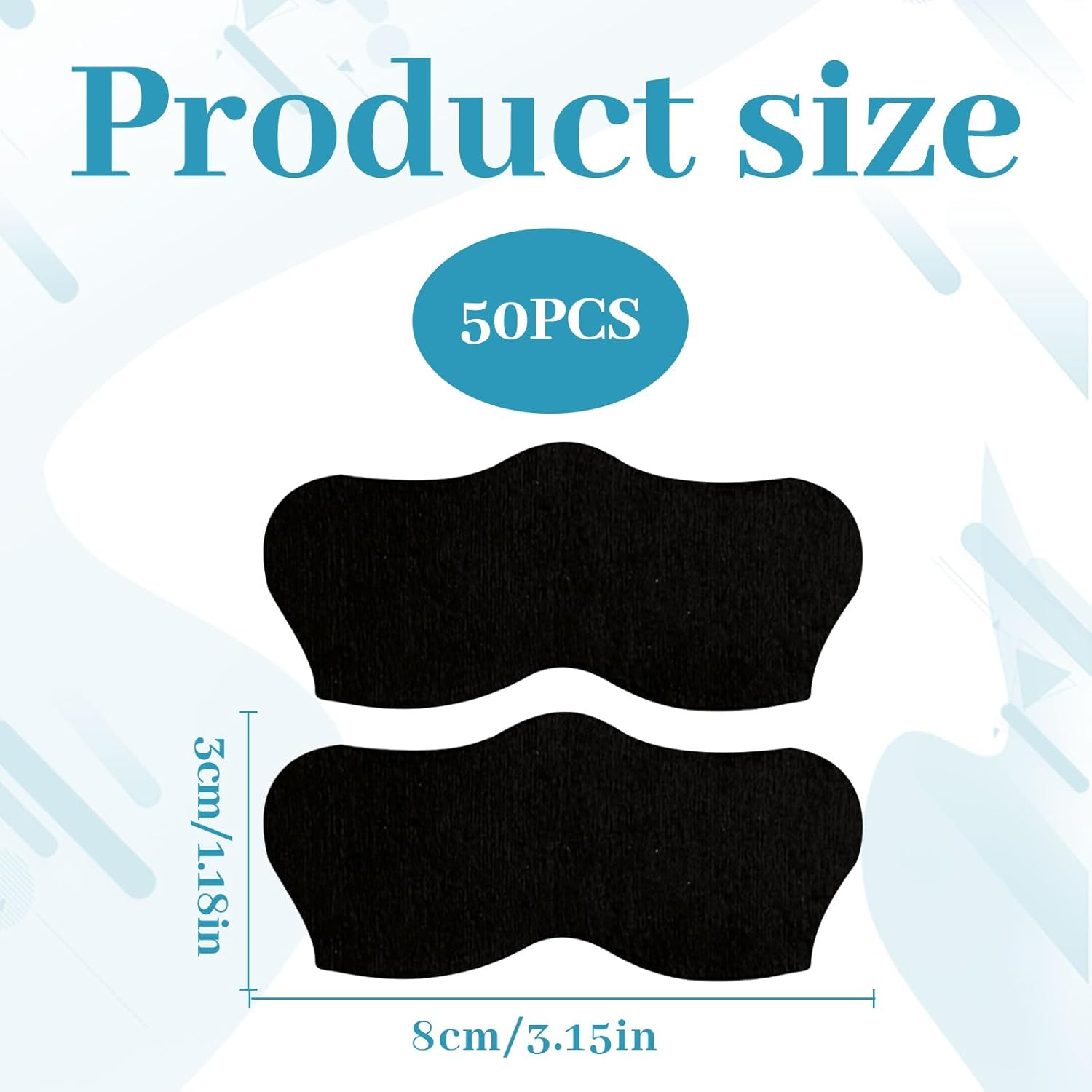 Nose Pore Strips, 50 Pcs Blackhead Strips, Nose Strips Blackhead Remover, Deep Cleansing Charcoal Black Heads Remover, Skin Care Tools with Instant Blackhead Removal, Suitable for Men and Women image number 5