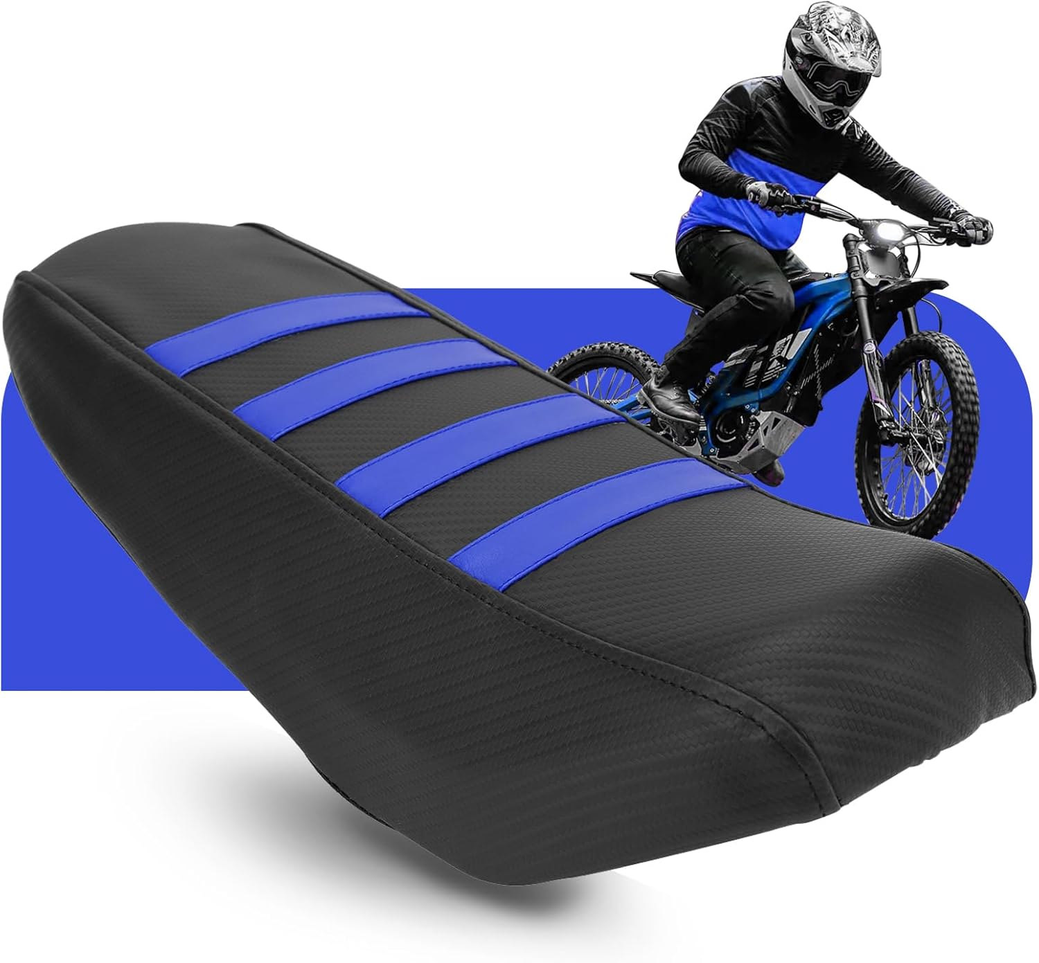 Motorcycle Seat Cover for Sur Ron Dirt Bike Seat Cushion for Surron Light Bee X/S Black