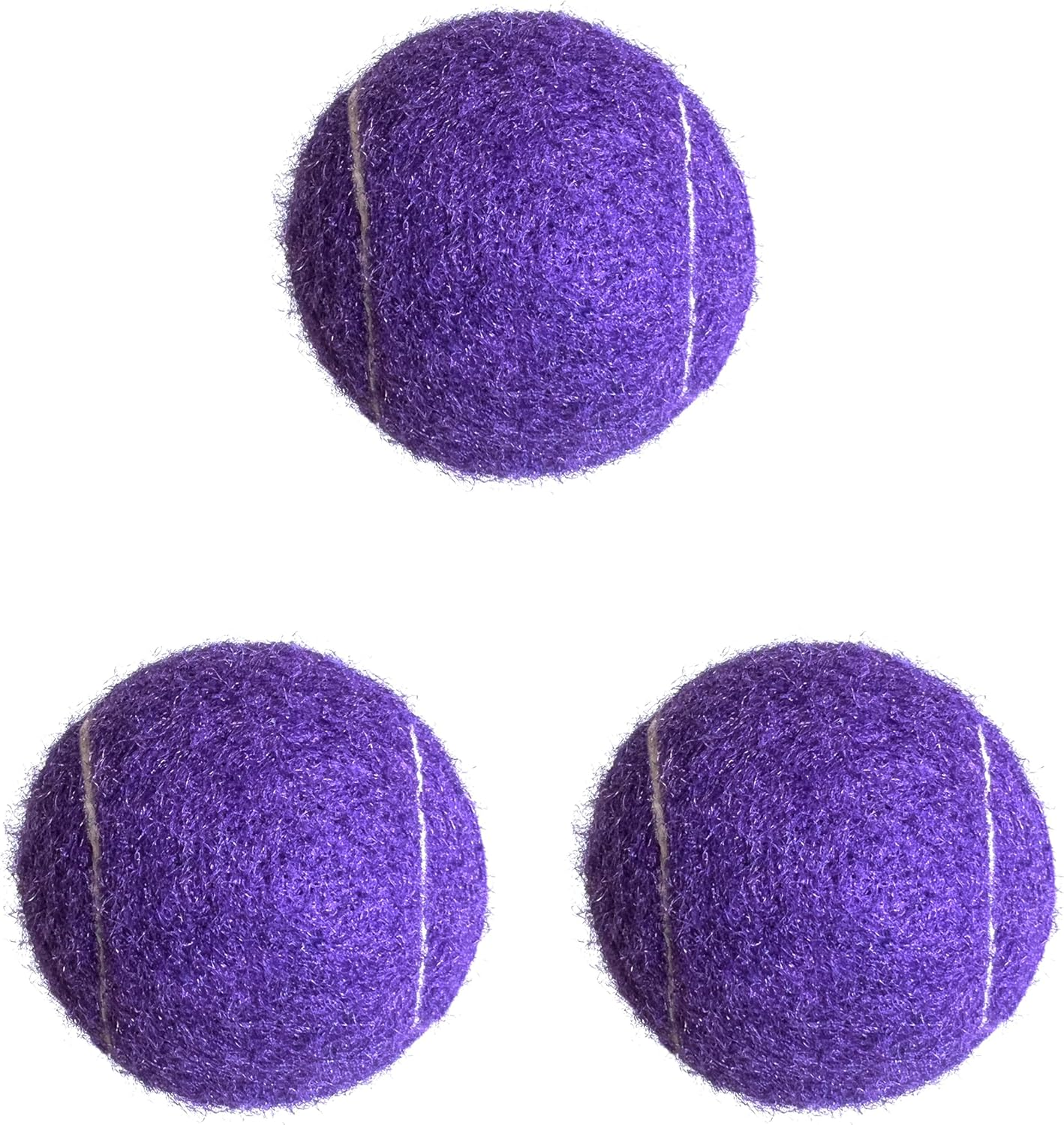 Tennis Balls, 3 Pack Practice Tennis Balls for Beginners, Training Playing Tennis Balls for Pet Dogs