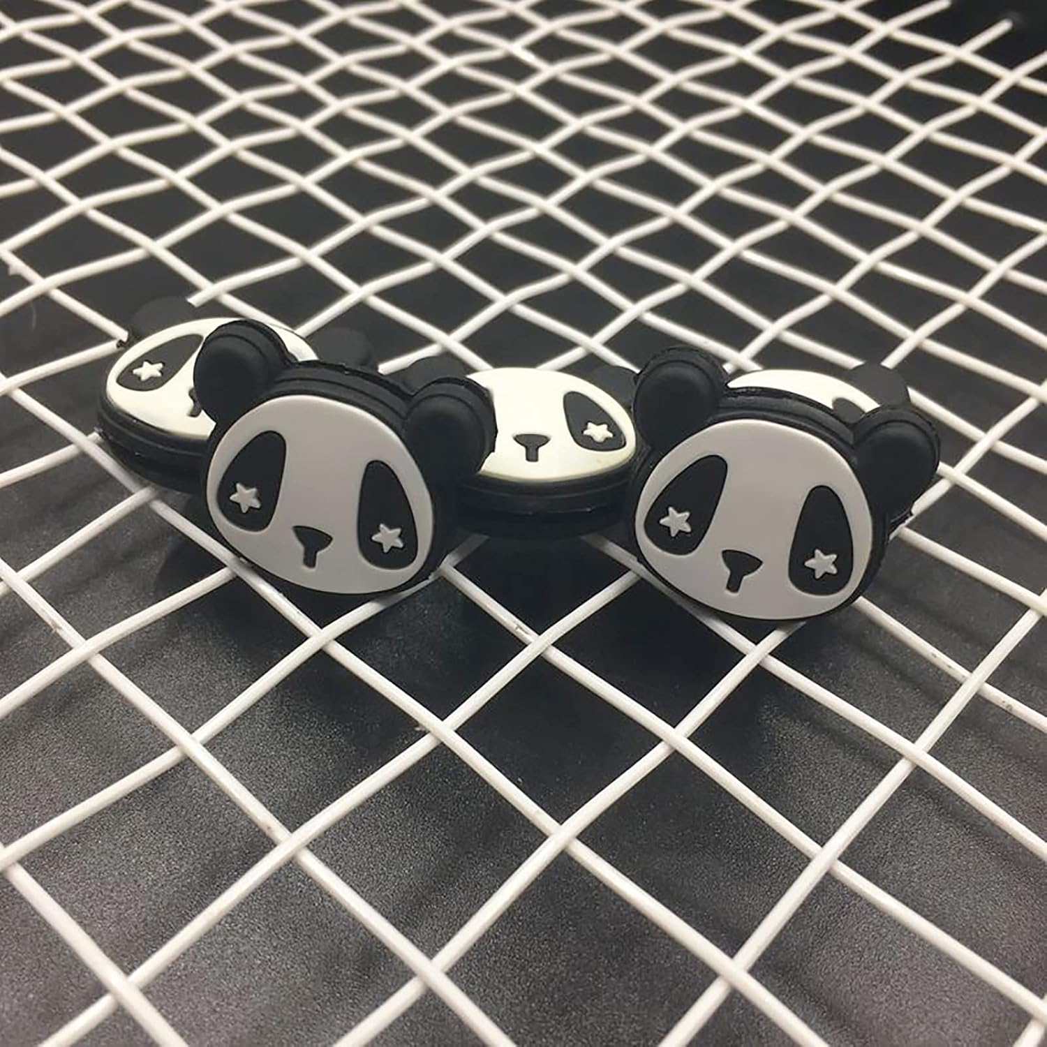 Tennis Racket Vibration Dampeners, Tennis Racket Shock Absorber, Colorful Tennis Accessories (6 Pcs Cute Animal Pattern) image number 4