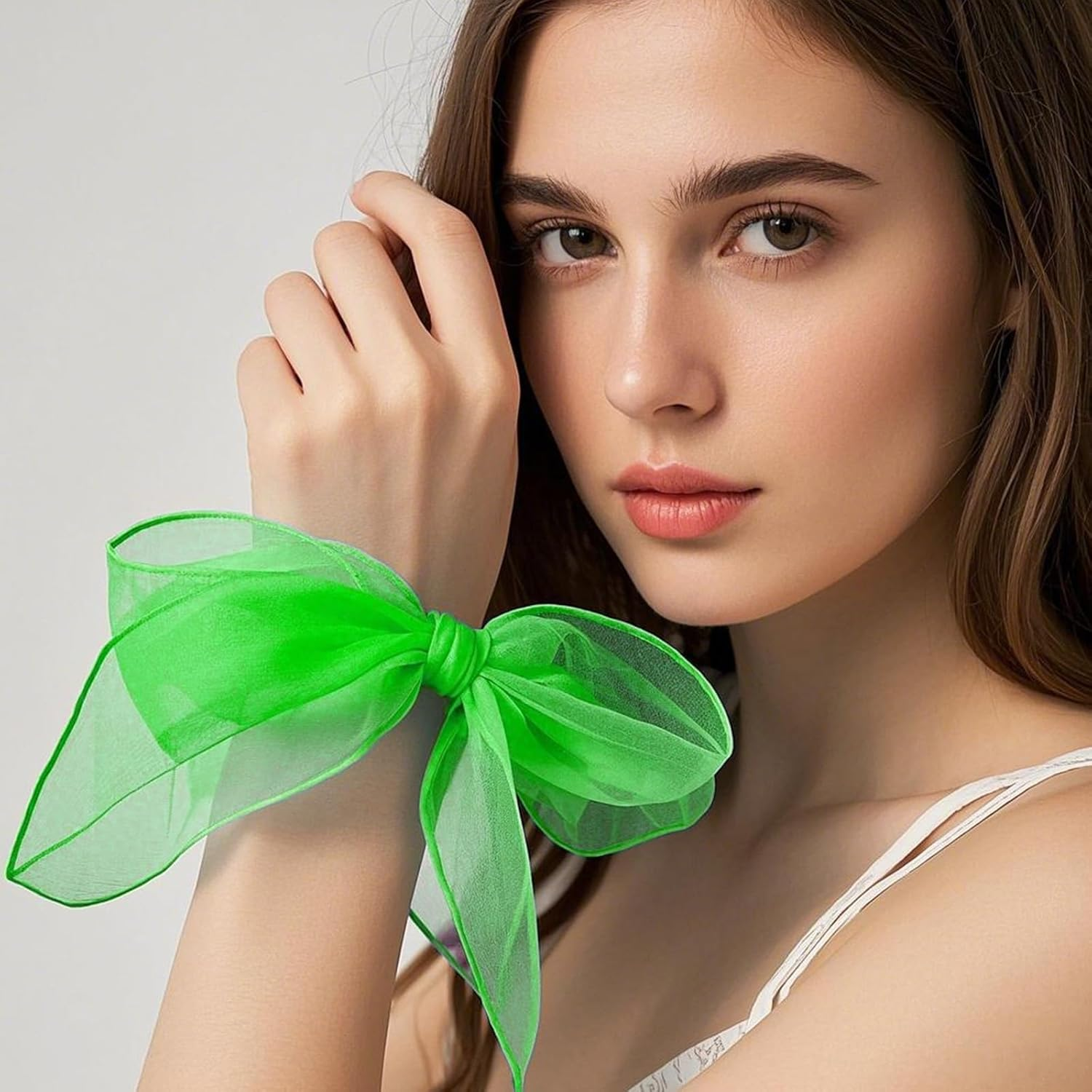 28 Pcs Juggling Scarves Square Dance Scarves Silk Scarve for Kids Toddlers Dance Music Scarfs Performance Props Musical Accessories 7 Colors (Multicolor)