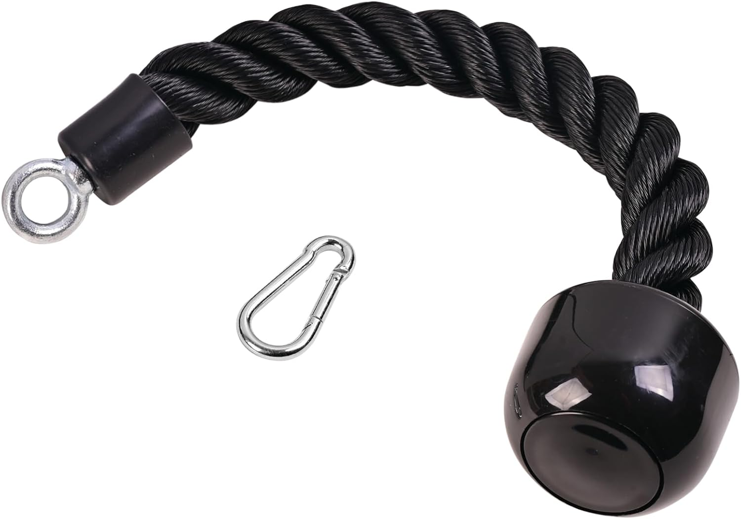 Tricep Rope Pull Down,Heavy Duty Triceps Kit Easy to Grip & Non Slip Cable Attachment Ideal for Home Gym Face Pulls Tricep Push down Rope System