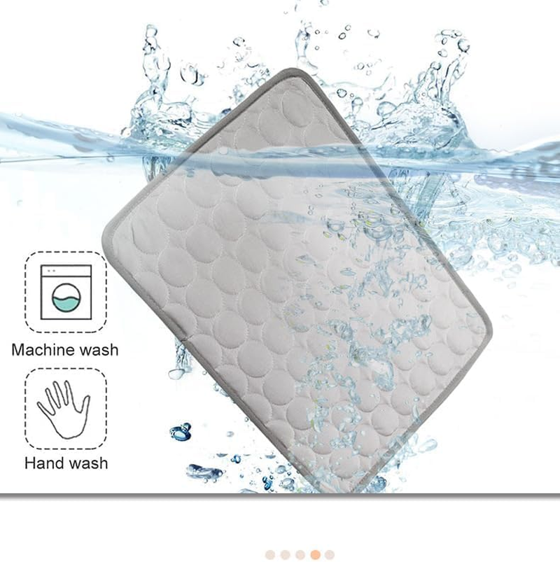 Washable Pee Pads for Dogs, Reusable Pee Pads Prevent Leakage Non-Slip, Waterproof Pet Training for Puppy Playpen, Crate, Whelping Box, Potty Training (Grey) image number 6