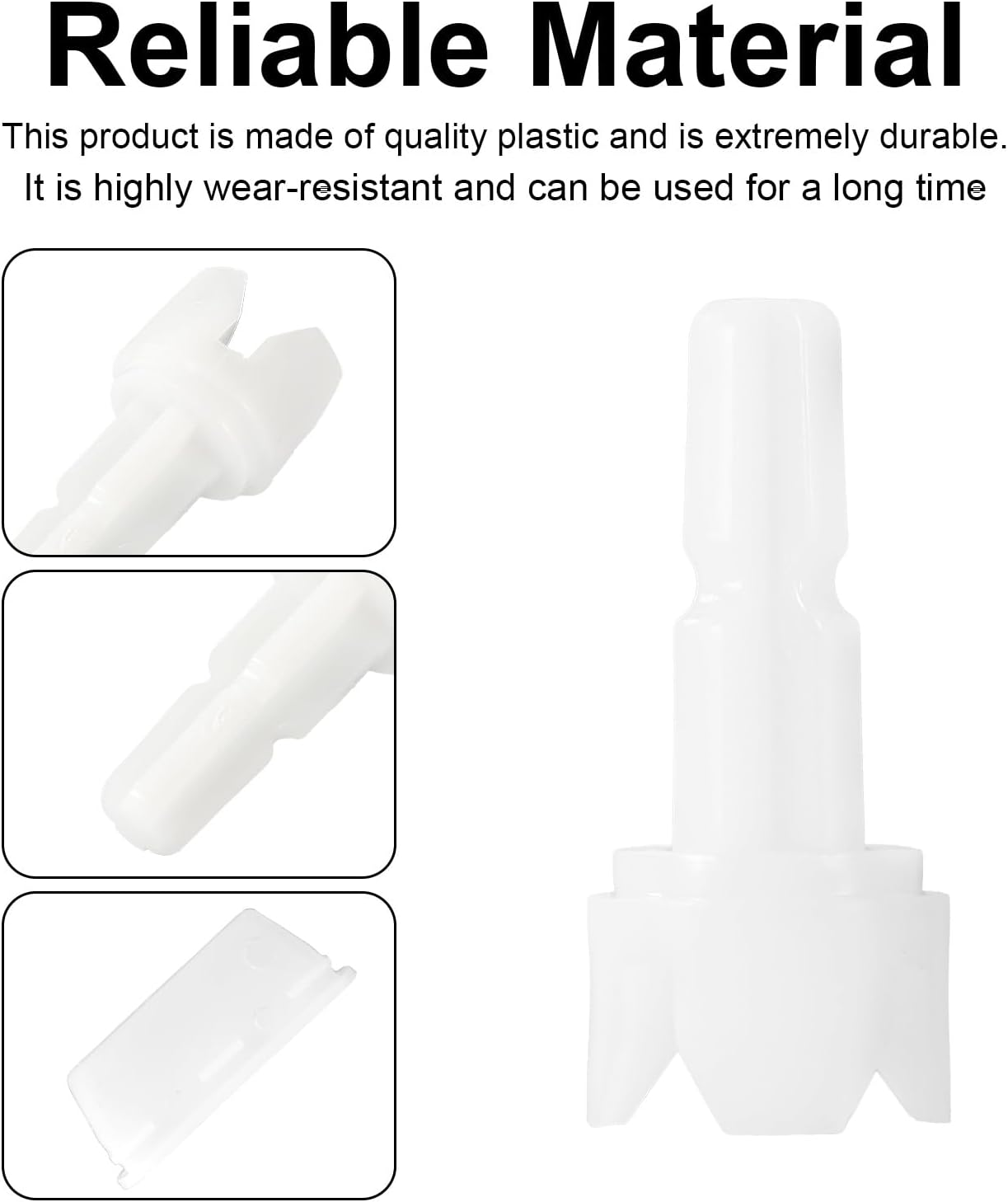 4Pcs Replacement Parts Compatible with Baby Brezza FRP0046 Formula Pro Advanced, Axle Stem & Silicone Scraper Accessories for Formula Maker image number 4