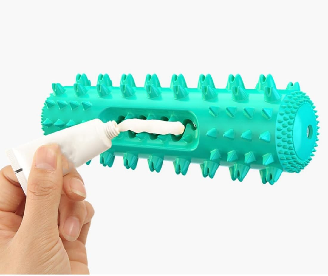 Dog Chew Toy,Puppy Teething and Soothing Flexible Chew Toy, Stick Bone for Dog Teeth Cleaning(Blue)