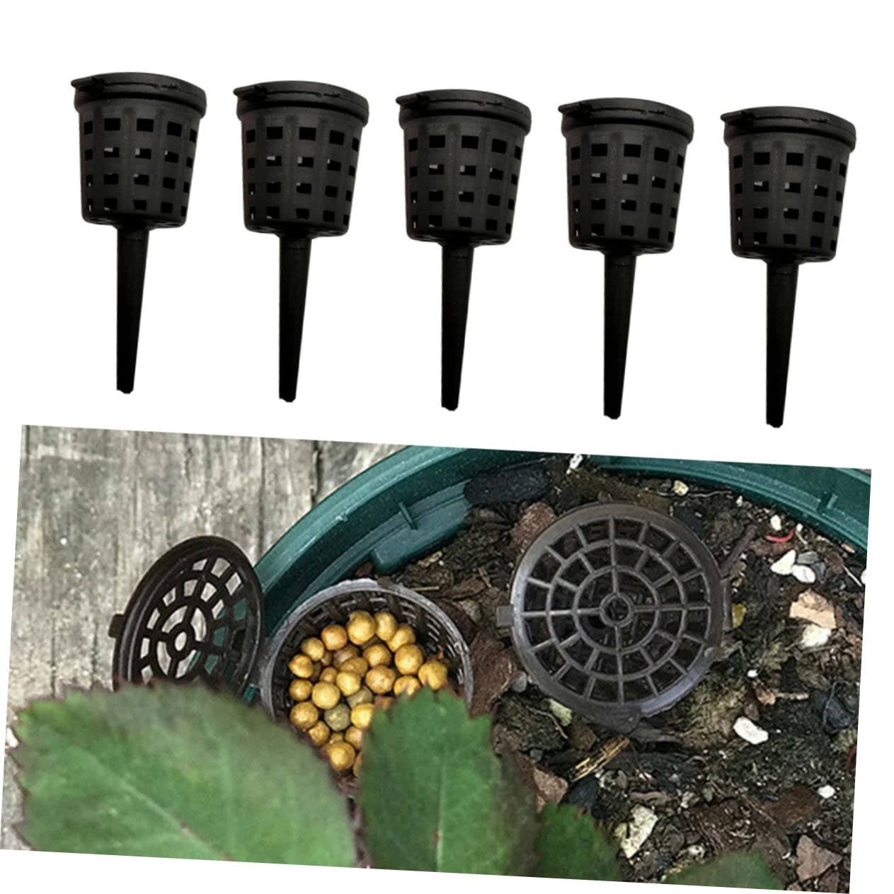 Plant Fertilizer Basket Tip Design 100Pcs Fertilizer Box for Gardening image number 5