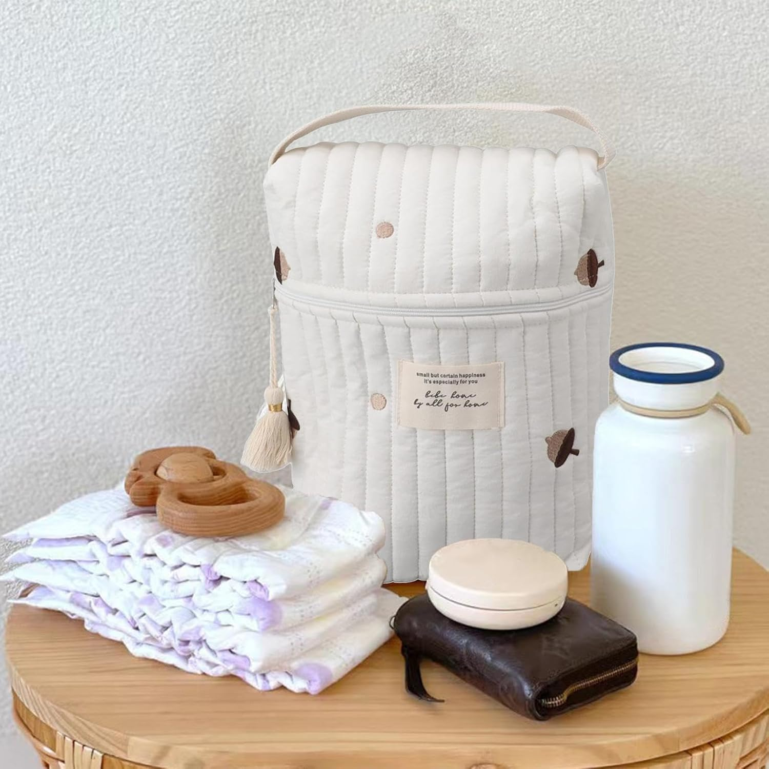 Diaper Organizer Pouch - Portable Baby Diaper Bag Organizer for Travel and Home | Diaper Organizer Pouch Multi Compartment Design, Durable and Lightweight, Easy to Carry, Perfect for Wipes, Cream, image number 2