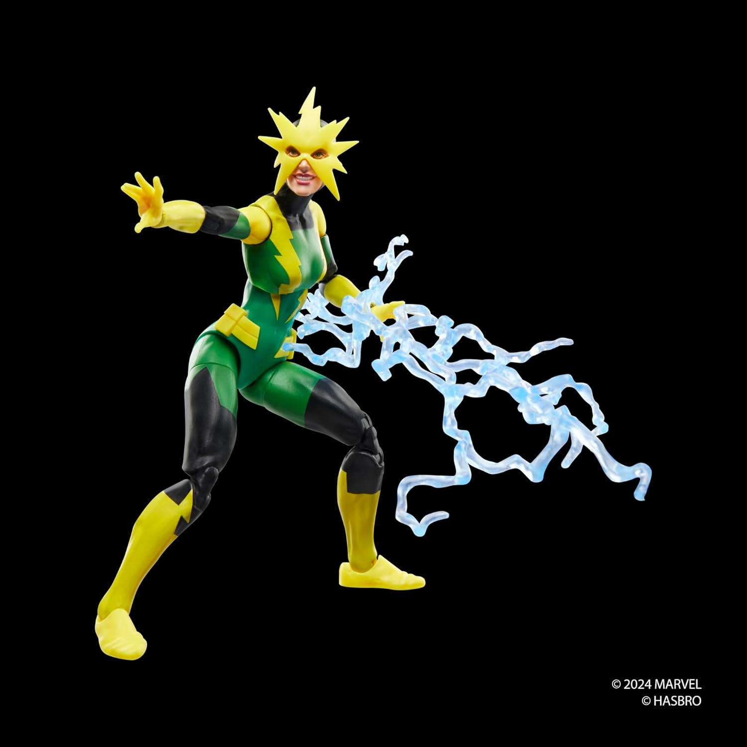 Marvel Legends Series Electro (Francine Frye), Retro Comics Collectible 6-Inch Scale Action Figure image number 6
