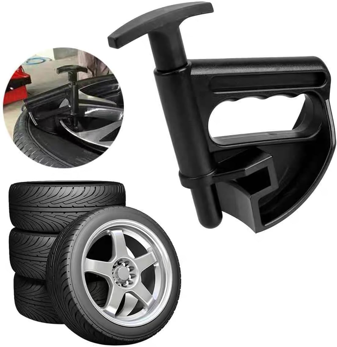 Tire Changer Tools for Tire Machine, Nylon Tire Bead Rim Clamp, Eavy Duty Rim Pry Tire Changer Wheel Changing Helper image number 4