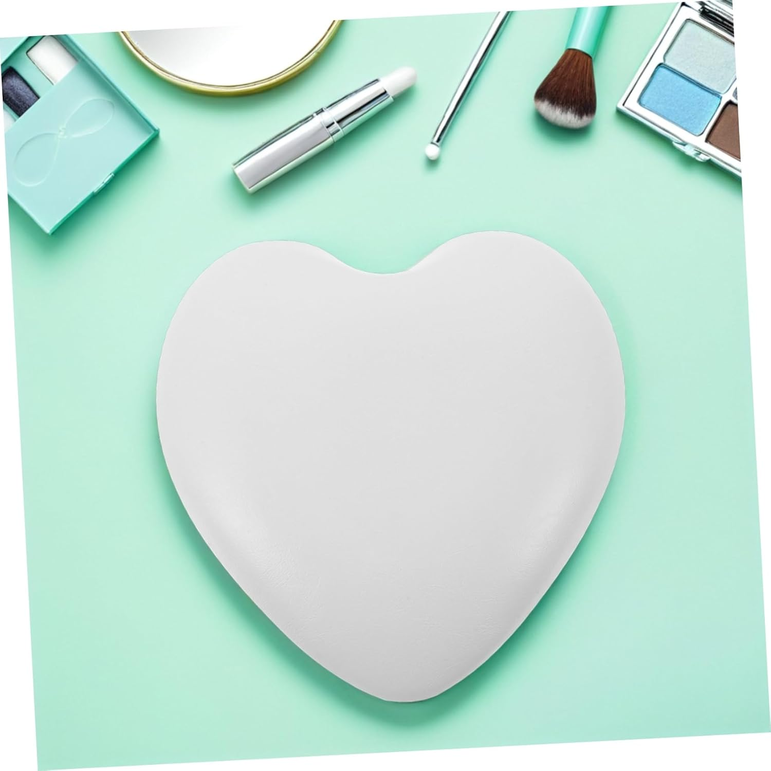 Anneome Memory Elbow Rest Pad for Desk Manicure Soft Heart Shaped Arm Cushion Portable Nail Tech Hand Pillow Comfortable Tilted Support for Nail Care and Tattoo Use image number 5