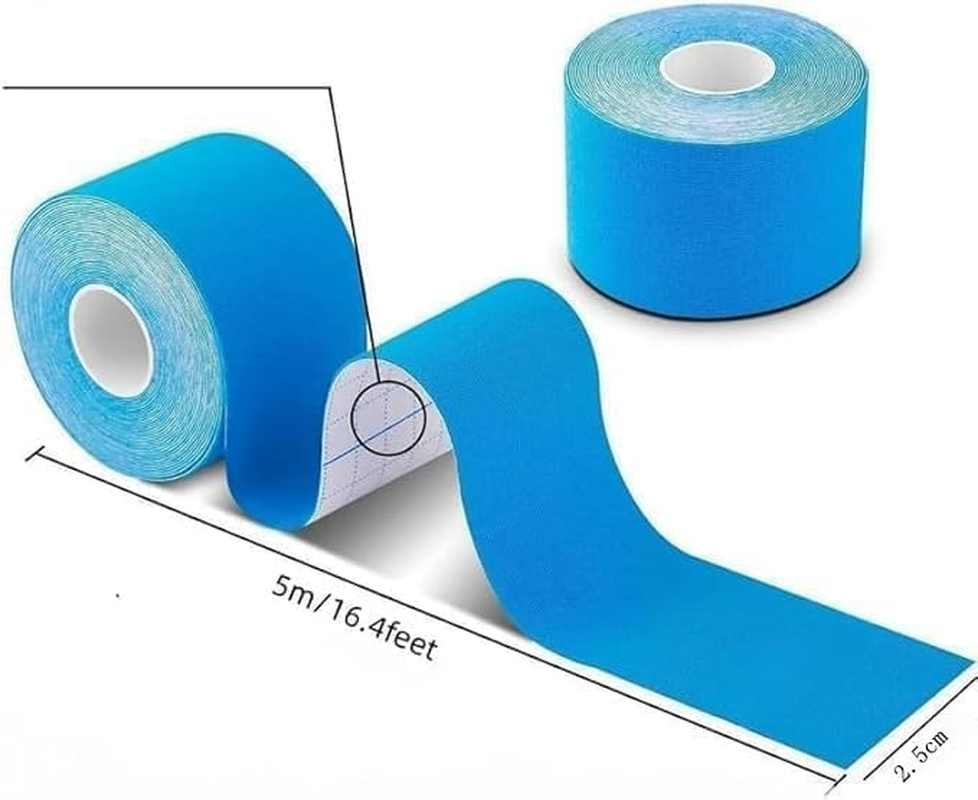 Athletic Sports Tape Elastic Kinesiology Tape, 3Pcs Athletic Sports Tape,Sport Trainers Waterproof Physio Sports Tape,Trainers Waterproof Physio Sports Tape for Shoulder, Muscle, Ankle image number 4