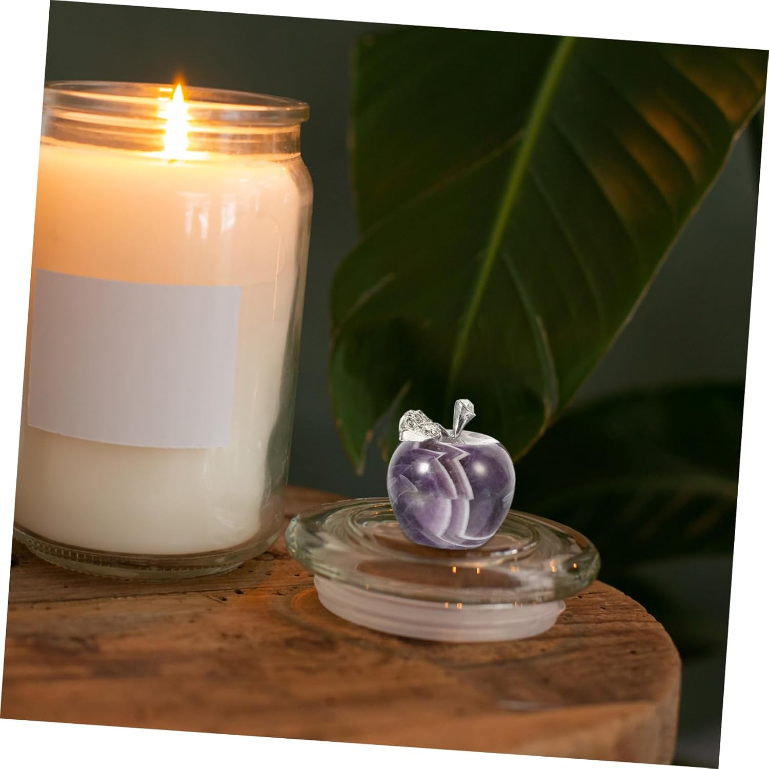 Crystal Fruit Ornament for Home Decor Desktop Adornment Crafted from Natural Stone for Christmas Table Decorations and Centerpieces image number 1