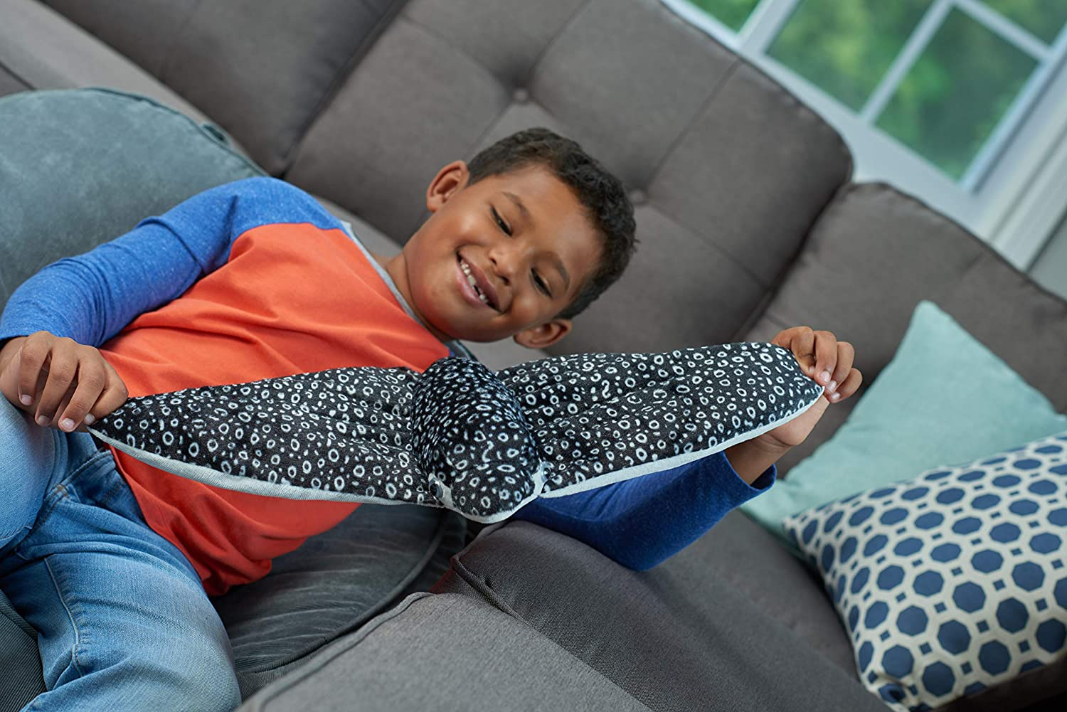 Wild Republic Eagle Ray, Stuffed Animal, Plush Toy, Gifts for Kids, Cuddlekins 20 Inches image number 3