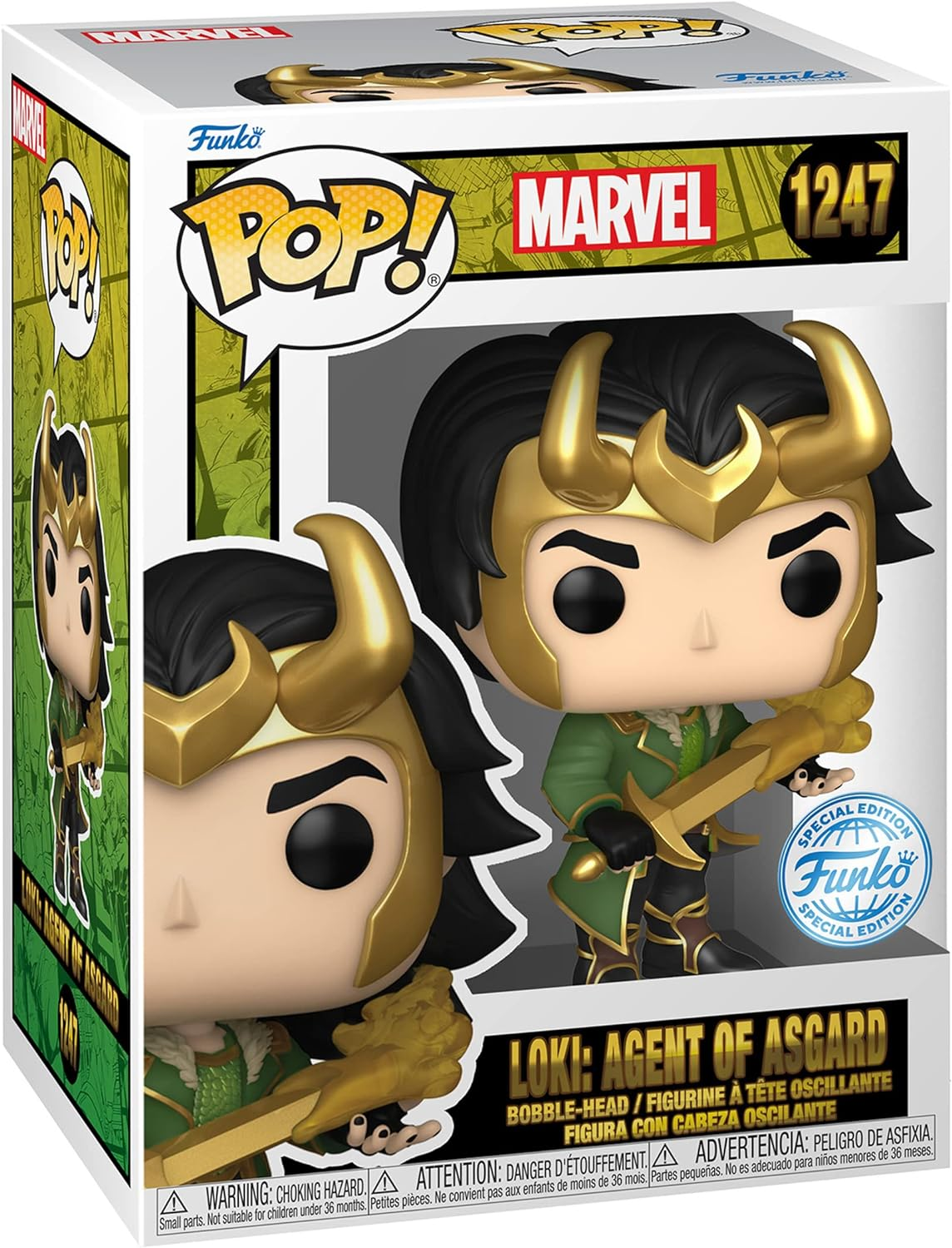 Funko Marvel Comics: Loki, Agent of Asgard Pop Vinyl Action Figure image number 4
