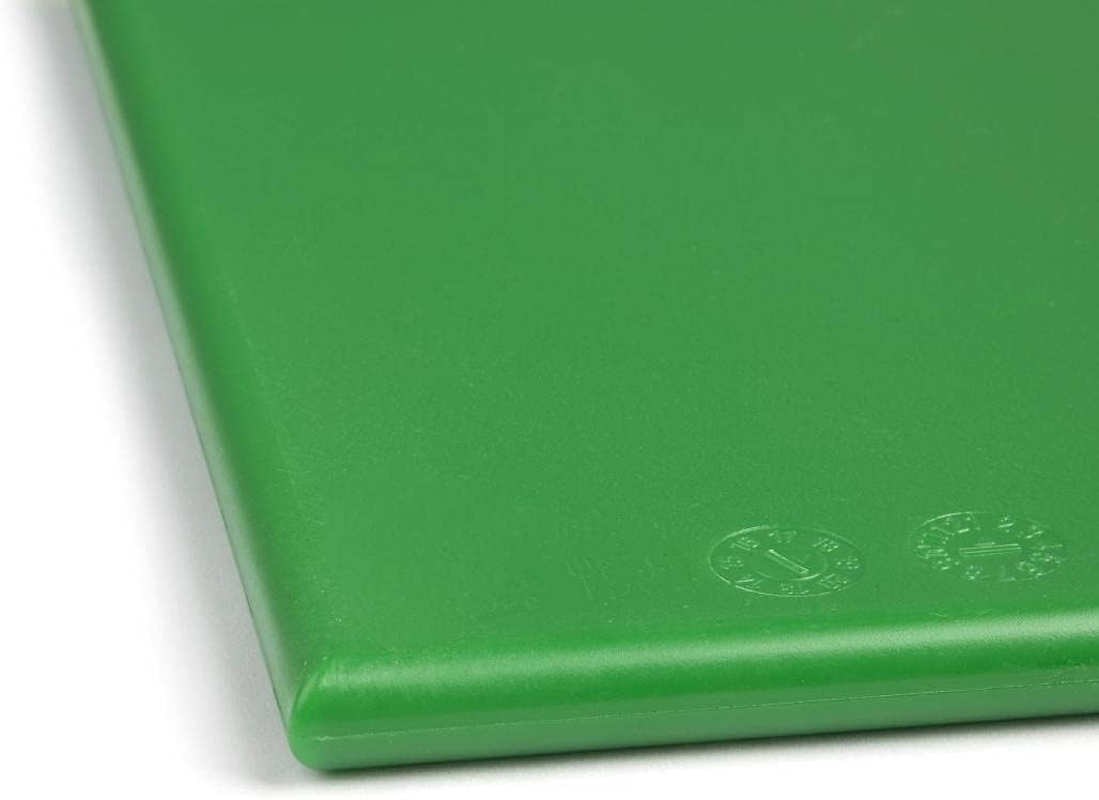 Hygiplas High Density Chopping Board, Green, 450 X 300 X 12 Mm Size