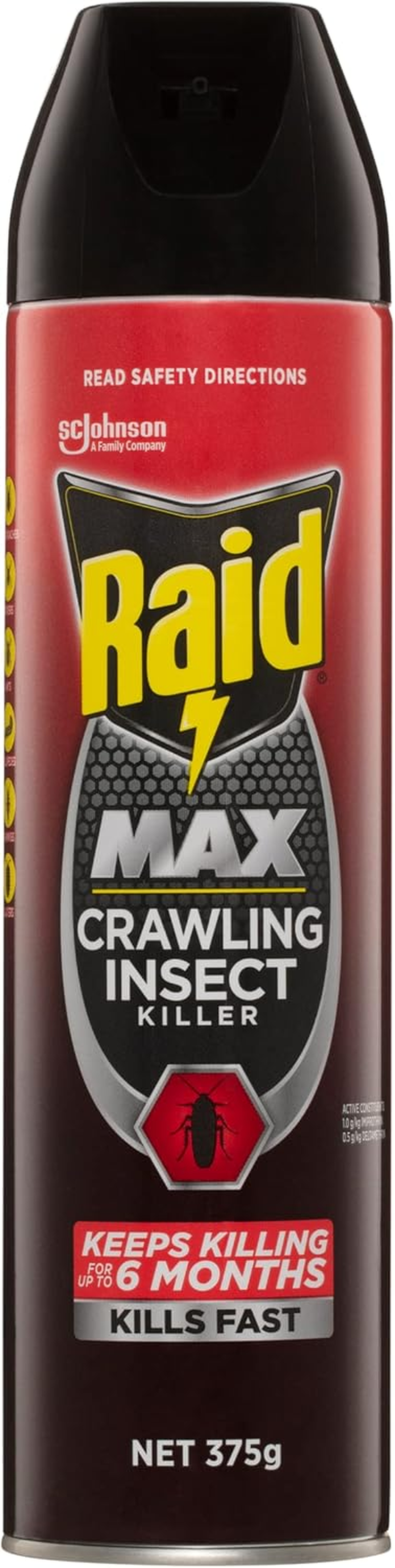 Raid Max Crawling Insect Killer Spray 375 G image number 3