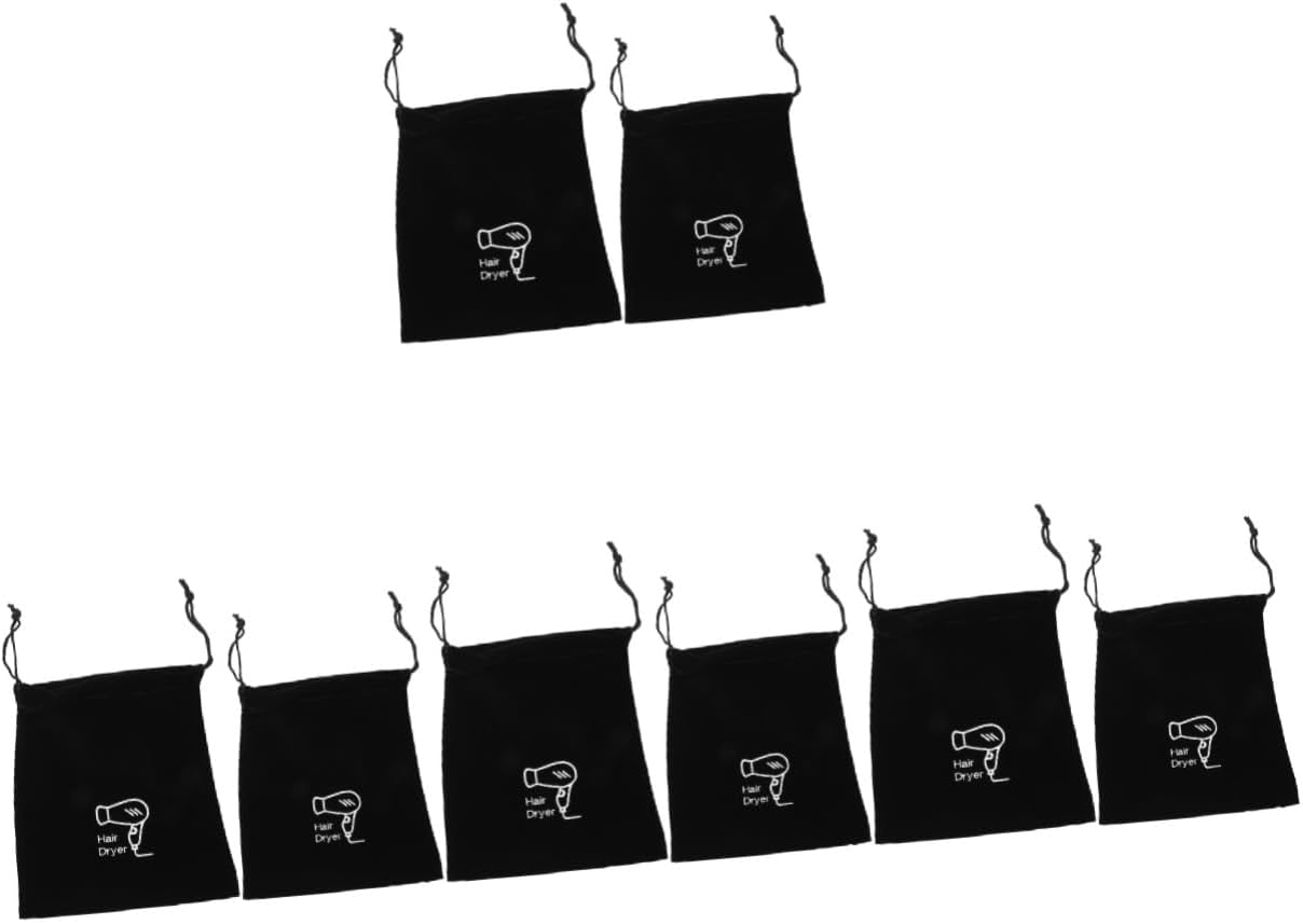 8Pcs Hair Dryer Pouch Storage Bag Multifunctional for Travel Organizer Practical Household Product image number 4