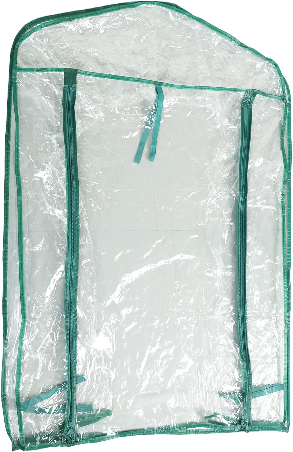 2 Tier Greenhouse Replacement Cover, 27.17X19.29X36.22In Clear PVC Greenhouse Replacement Cover with Zipper Door Waterproof Plant Greenhouse Cover for Outdoor Gardening