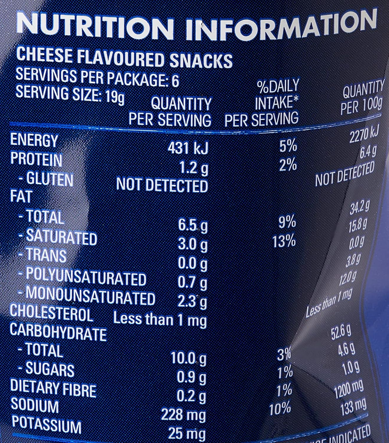 Cheezels Regular Variety 6-Pack 114G image number 2