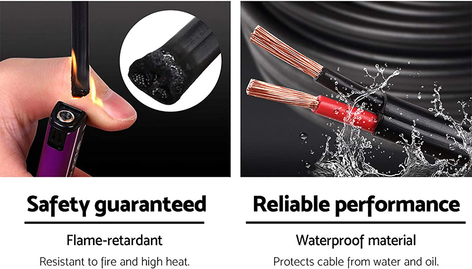 Giantz 2 Sheath 450V 3 Mm Twin Core Wire Electrical Automotive Cable, 100 Meter Length image number 5