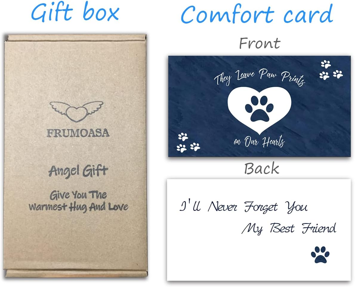 FRUMOASA Cat Memorial Gifts, Loss of Cat Sympathy Gifts for Cat Mom, Pet Cat Remembrance Gifts, Hand-Painted Cat Angel Figurine Statue for Cat Lovers in Memory of Passing Away Cat - Grey Cat image number 6