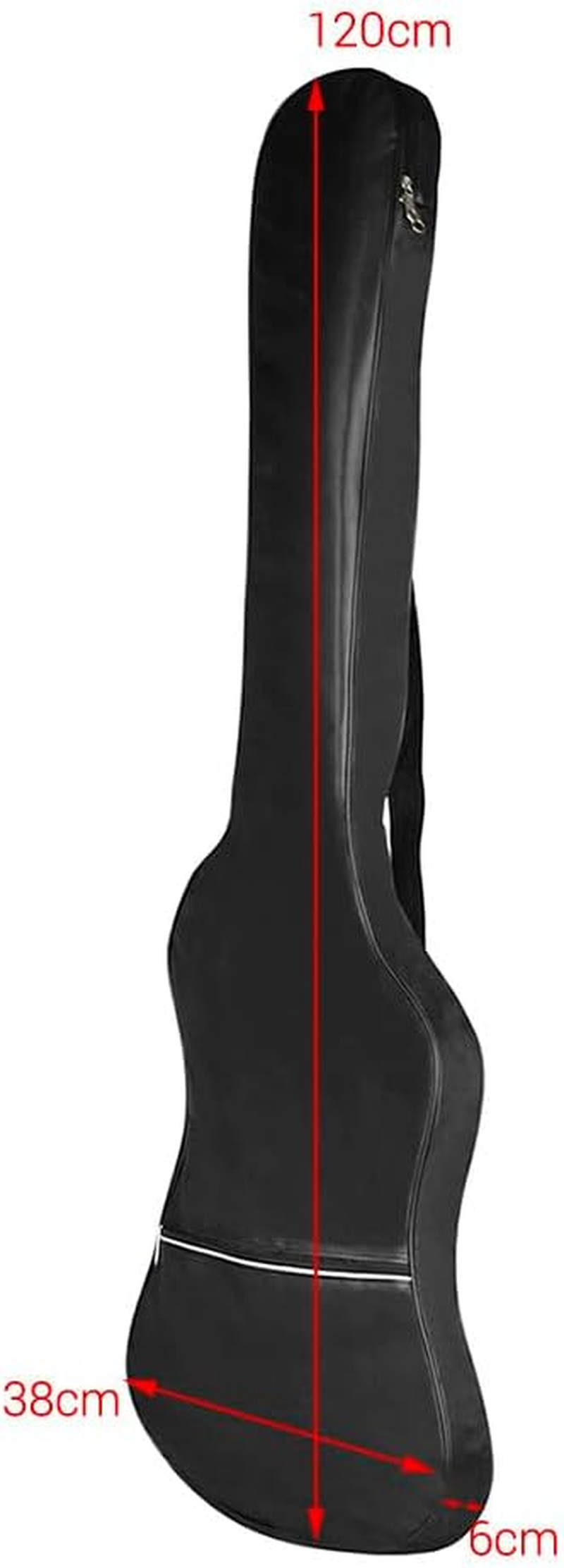 Electric Bass Guitar Bag Backpack 20Mm Padded for Electric Bass and Guitar Black image number 4