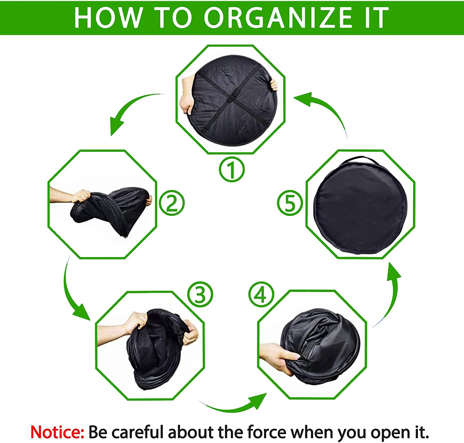 Herb Drying Rack, Hanging Plant Dryer Net Plant Drying Rack Collapsible Dry Net Mesh Cage Frame with Zipper Opening for Drying Herb Flowers Vegetables Buds Fish (Black 4-Layer) image number 6