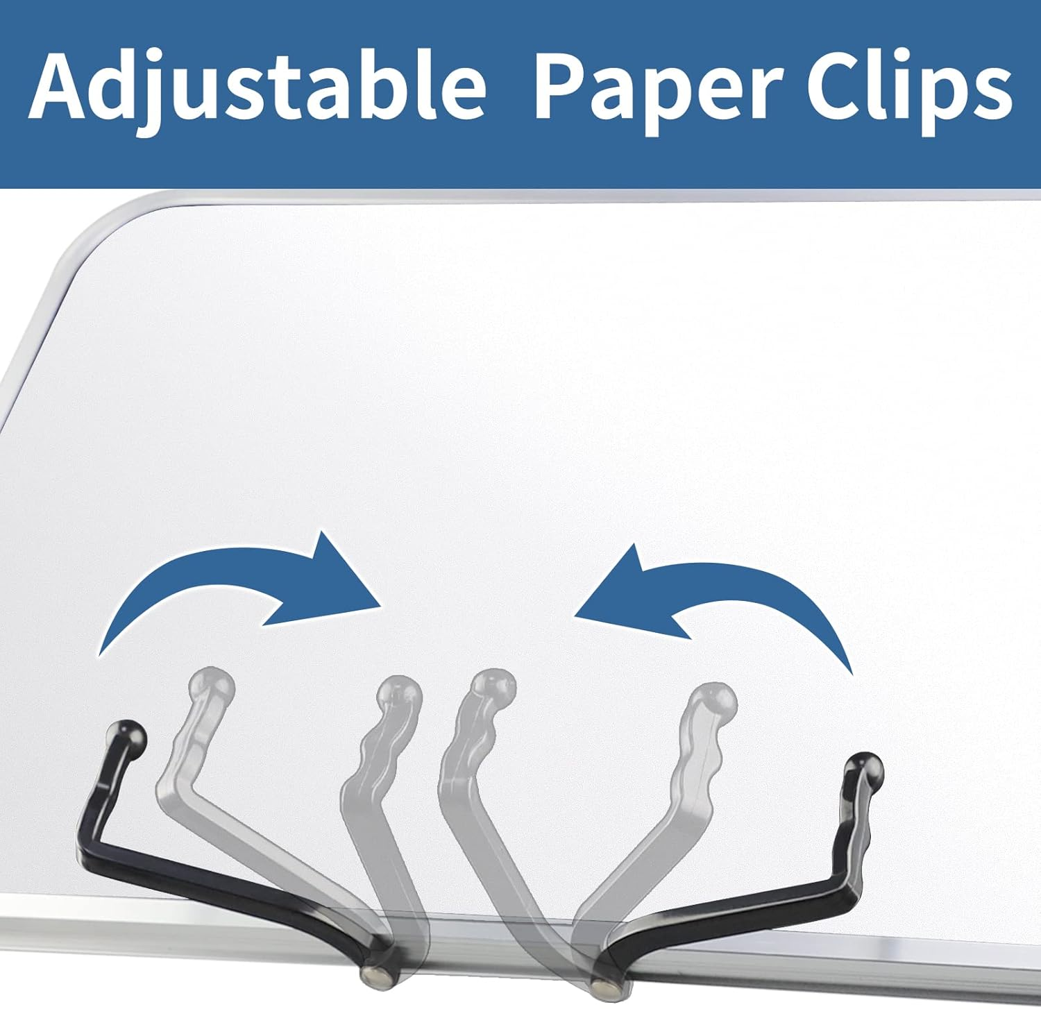 Adjustable Book Stand, Height and Angle Adjustable Ergonomic Book Holder with Page Paper Clips for Big Heavy Textbooks Music Books Tablet Cook Recipe Durable Lightweight Aluminum Book Holder Foldable image number 2