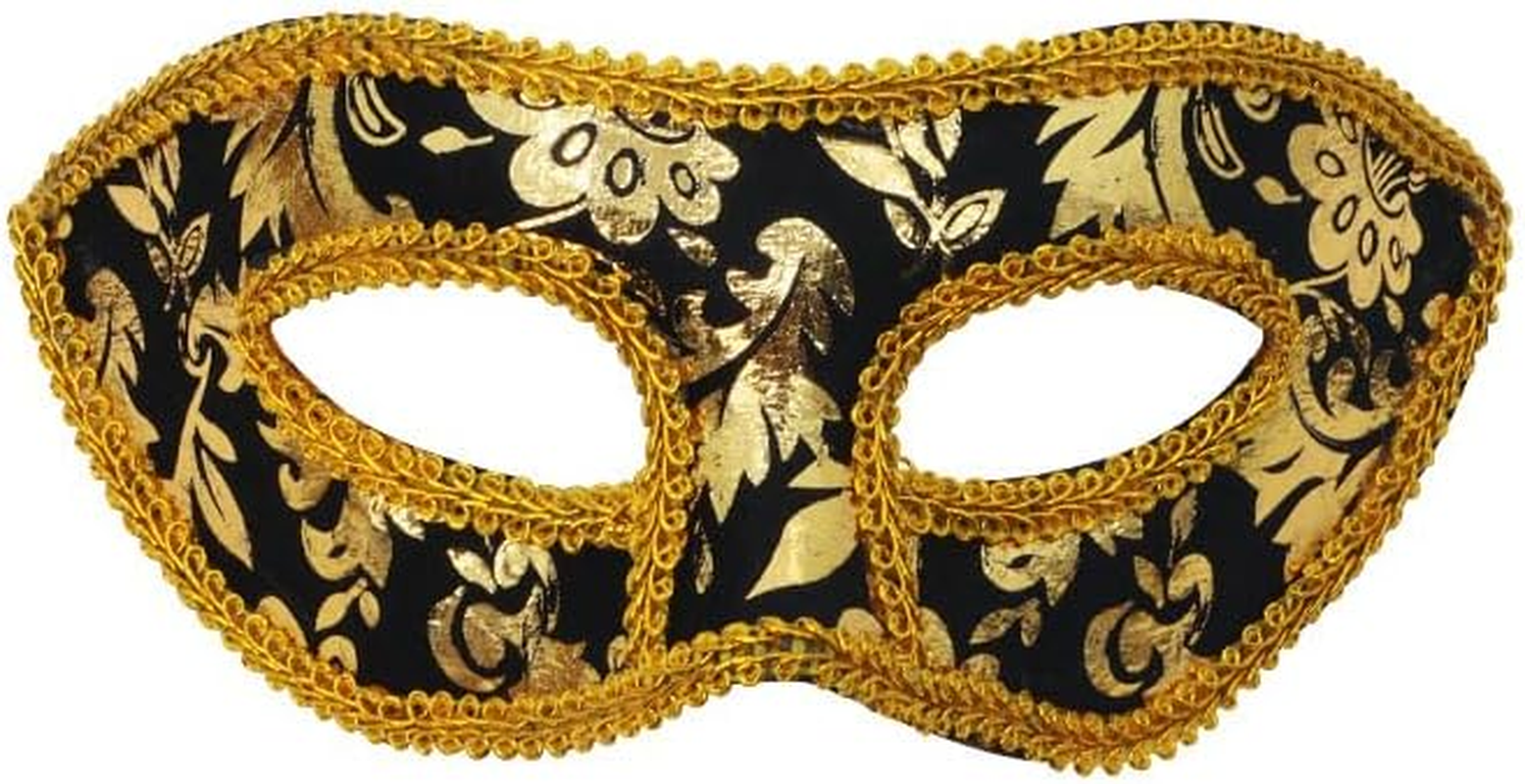 Man'S Christmas Halloween Ball Party Plastic Black Half-Face Masquerade Mask image number 2