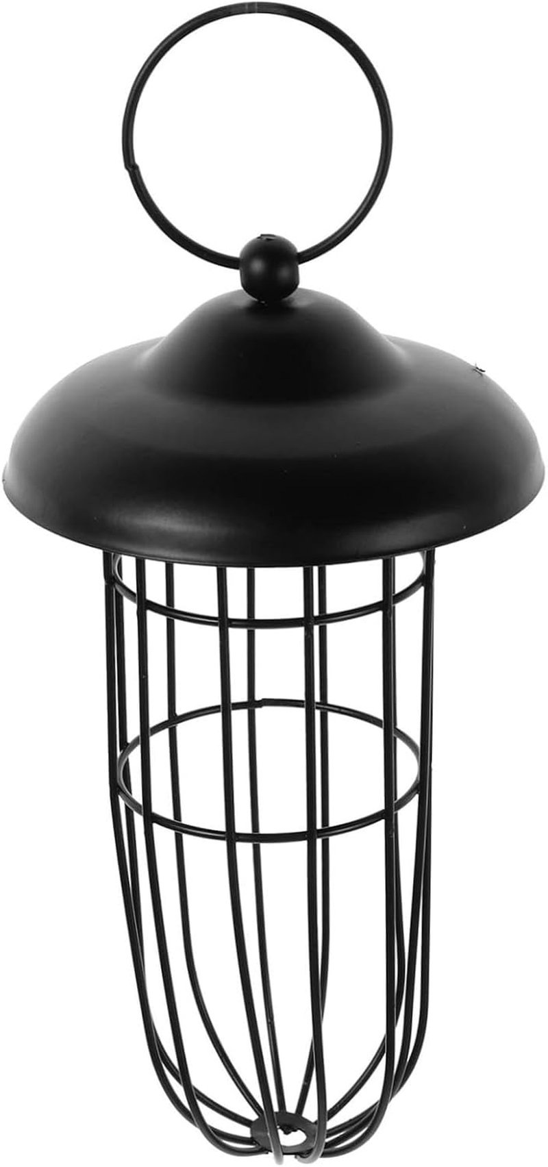 Ipetboom Outdoor Hanging Metal Bowl Bird Feeder Hollow-Out Design Iron Feeding Tool for Canary Parrot Lark Birds Supplies