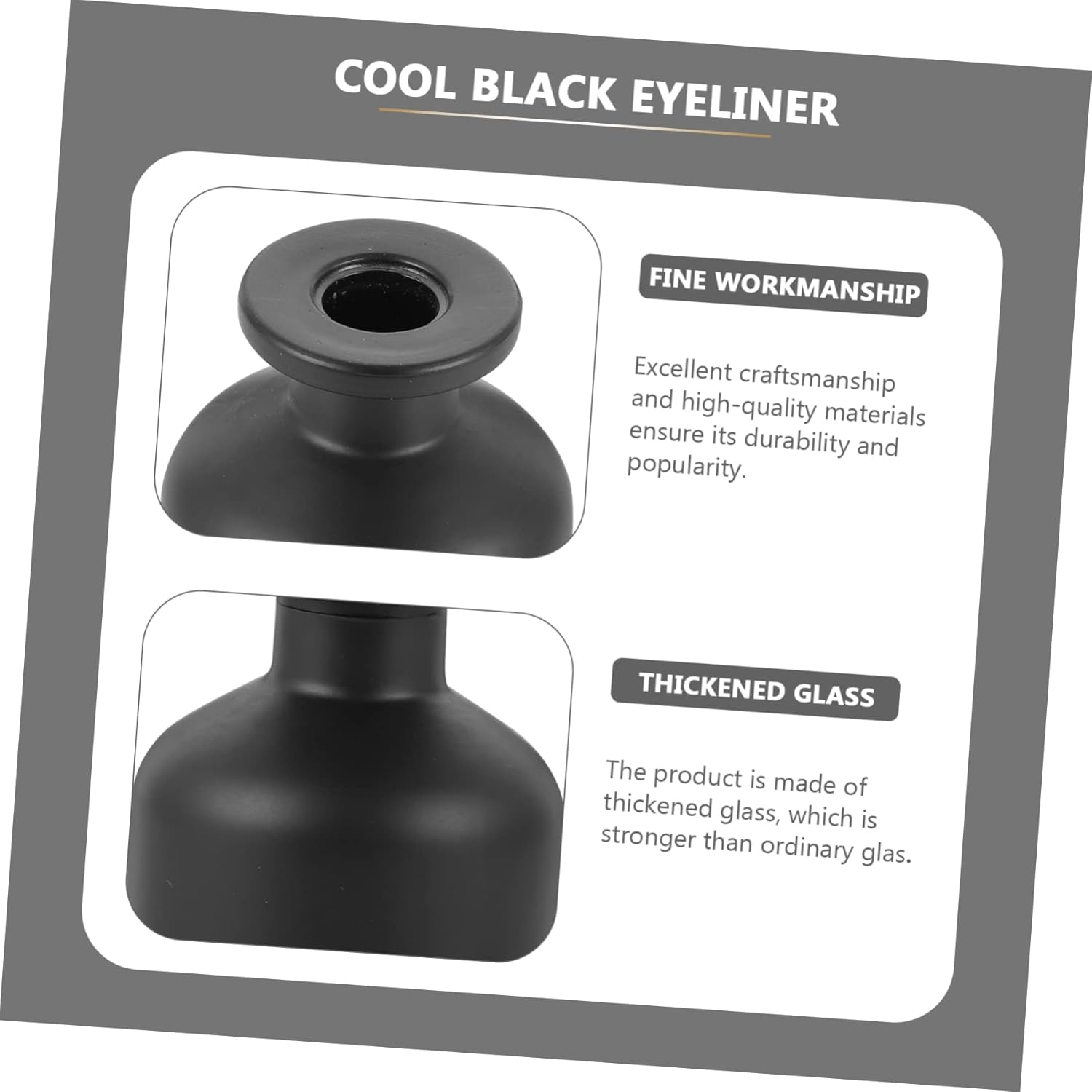 Yardenfun Aroma Glass Bottles Set 2Pcs 100Ml Black Frosted Refillable Essential Oil Diffuser Containers for Home Aromatherapy Room Fragrance Decor image number 6