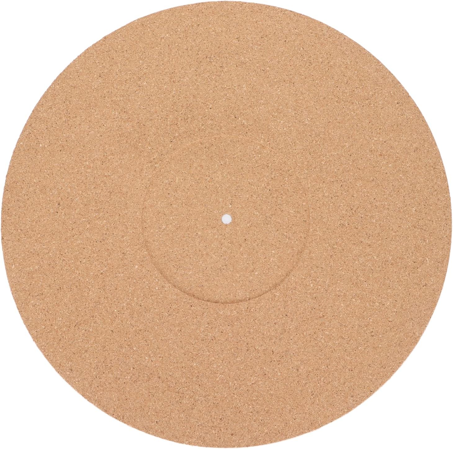 Turntable anti Static Cork Mat, Record Player Pad High Fidelity Retro Non Slip User Friendly anti Static for 12In LP Record image number 2