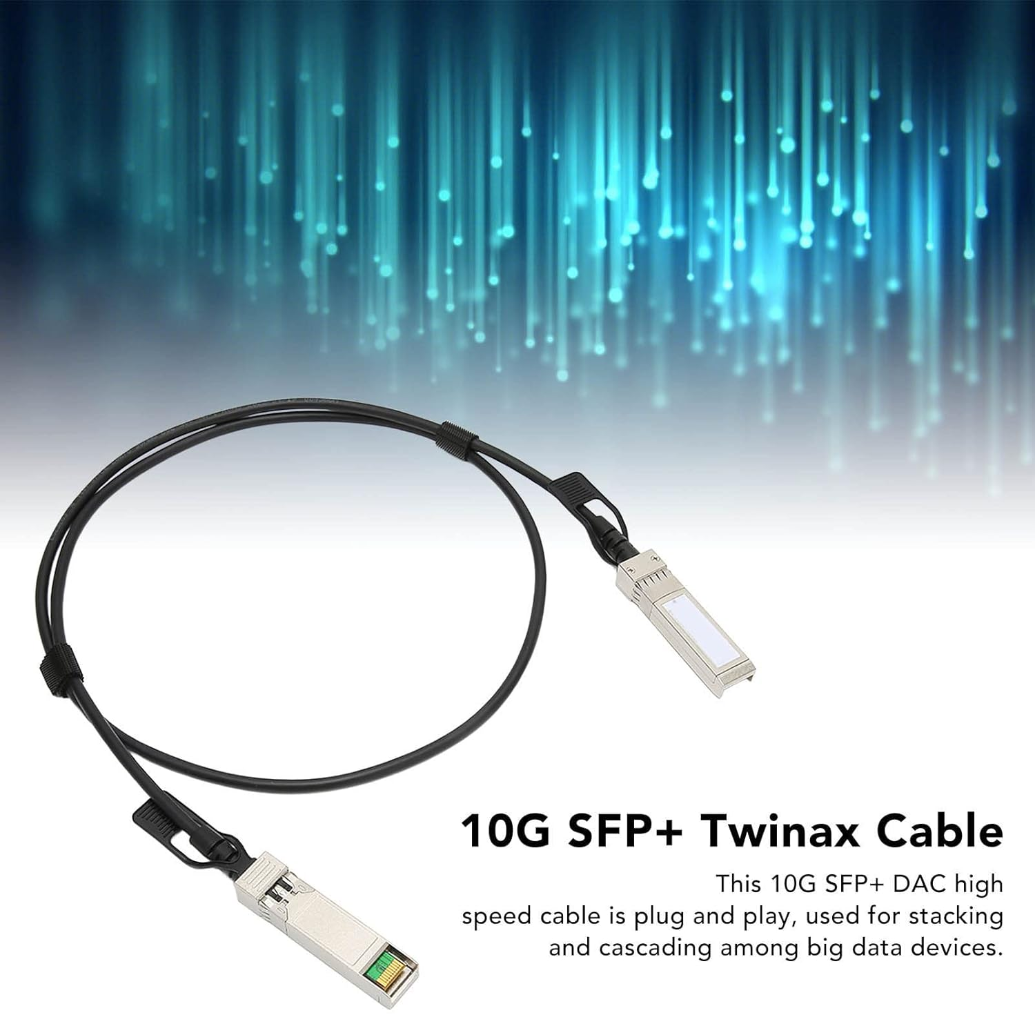 10G SFP DAC Cable - High Speed, Stable, Plug and Play, Zinc Alloy & PVC Material image number 1
