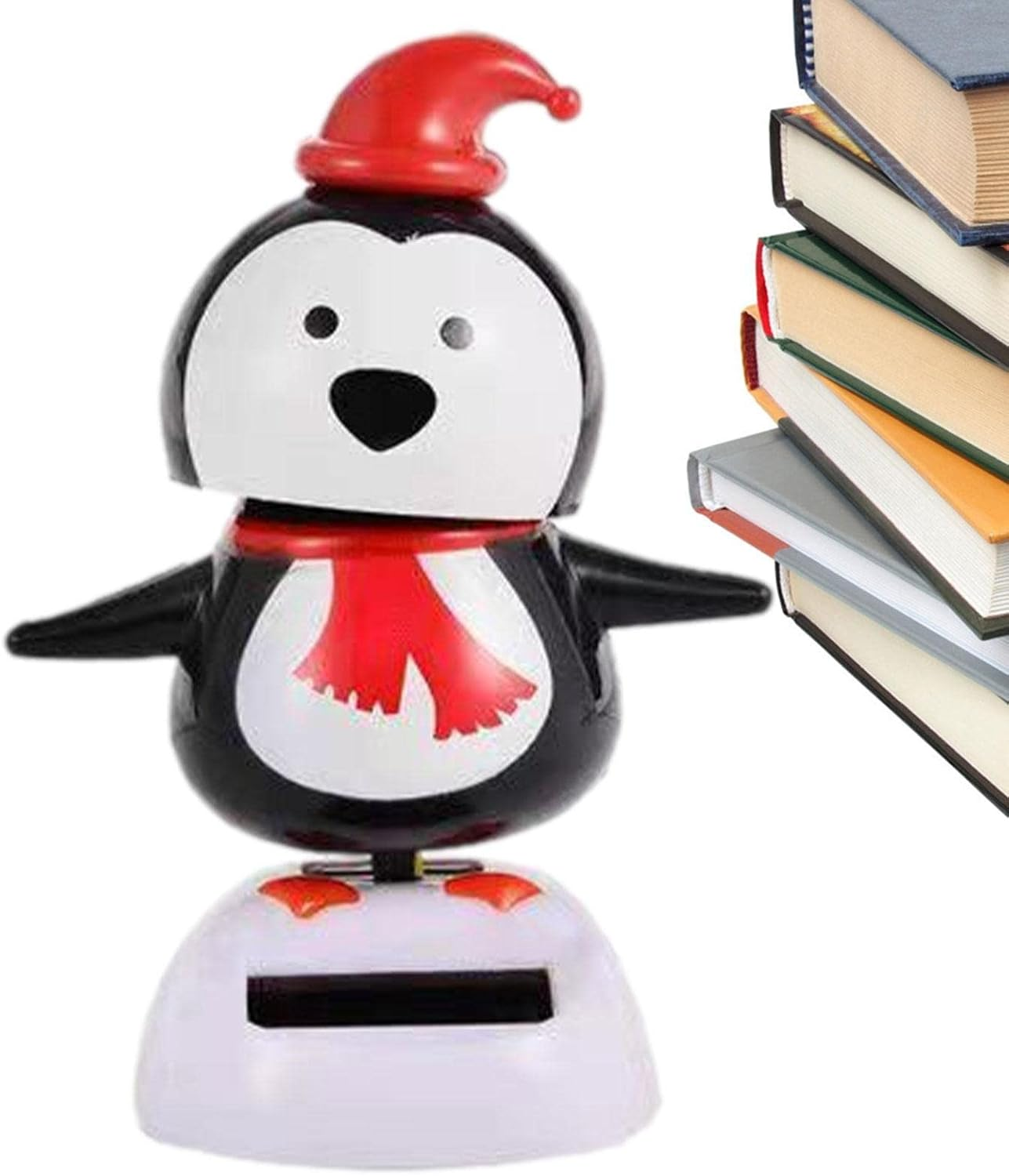 Solar Powered Dancing Toys - 1/4 Swing Figurines Toys for Car Dashboard Decorations, Figures Elk Santa Snowman Figure Solar Toys for Home Car Window Ornaments image number 4