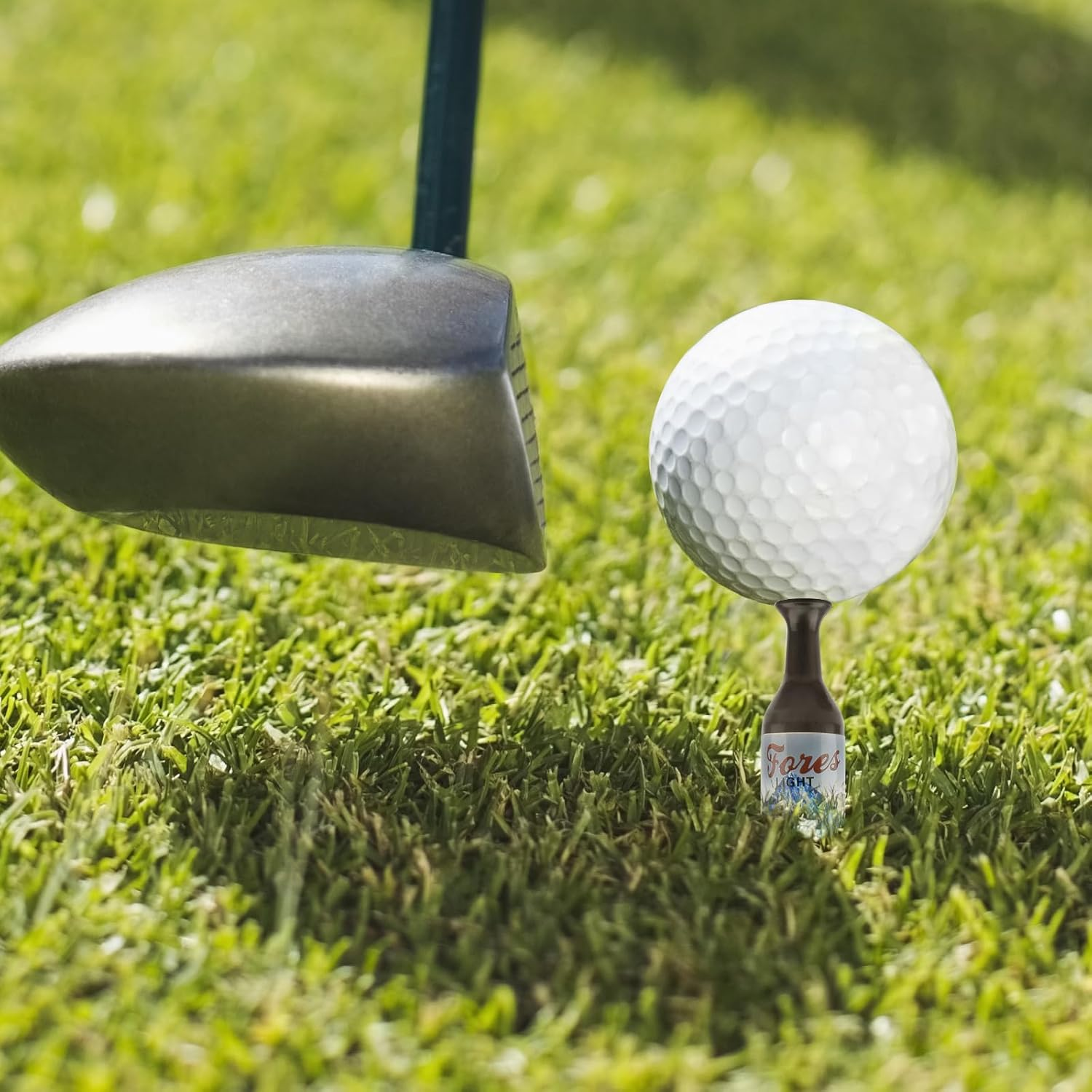 Powerful 12Pack Golf Tees,Funny Golf Tees 3.5Inch Beer Bottle Shaped Reusable Short Plastic Golf Accessories Ideal Joke Father'S Day Man and Woman Golfers Enthusiast image number 5