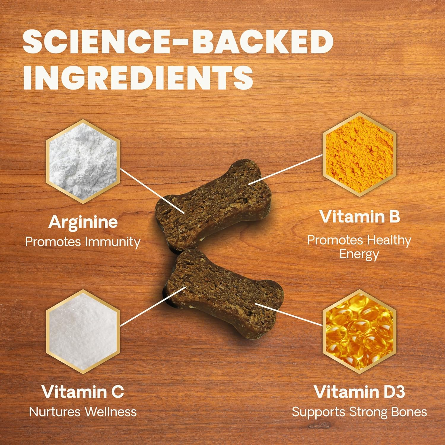 Vetriscience Senior 27+ Active Health Chews, Canine plus Daily Multivitamin for Senior Dogs, Balanced Vitamins, Minerals and Antioxidants, Healthy Aging and Wellness Support, Veggie, 60 Count