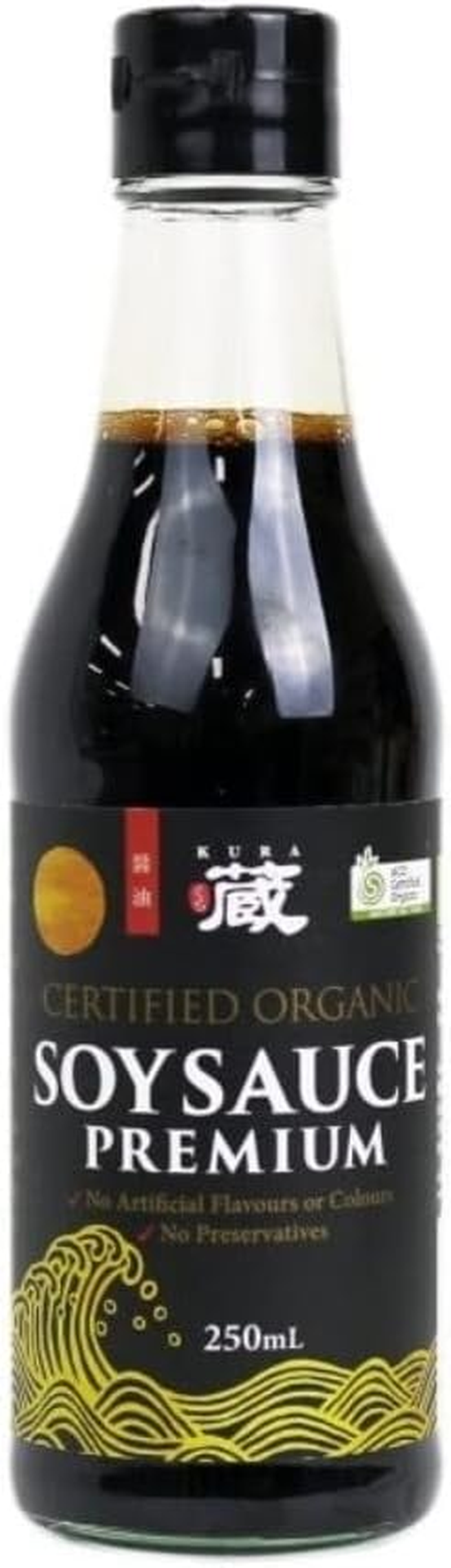 Kura Organic Soy Sauce Premium, 250 Ml image number 1