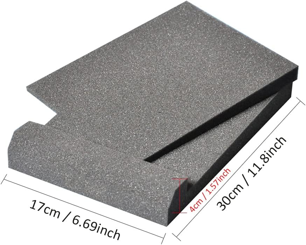 Studio Monitor Isolation Pads for Monitors,Made of High Density Acoustic Foams,Stabilizer Speaker Base,Studio Monitor Acoustic Speaker Isolation Foam Pads,Compatible for 5 Inch / 6 Inch Speaker Boxes image number 5