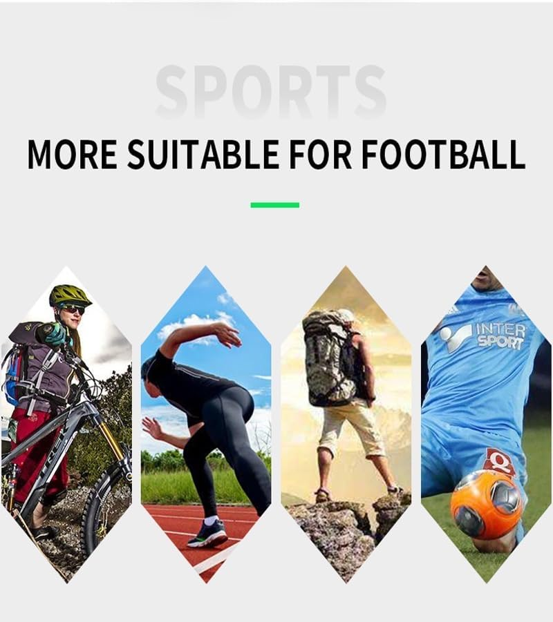 ZANZER Soccer Grip Men Socks, anti Slip Athletic Socks Non-Skid Football Basketball Socks with Grip Pads - Black + White image number 6